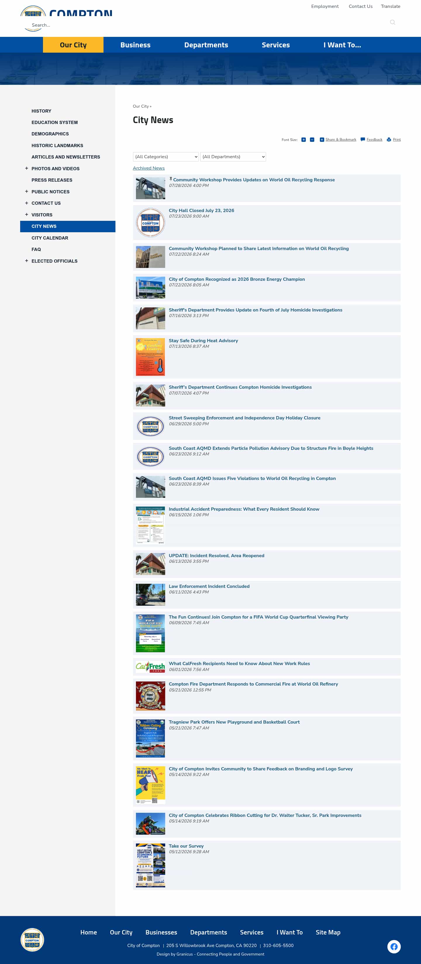Latest website image capture