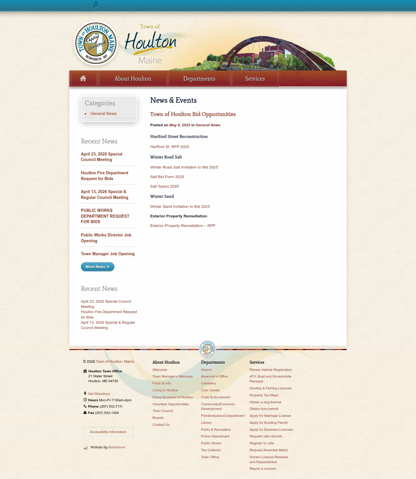 Latest website image capture