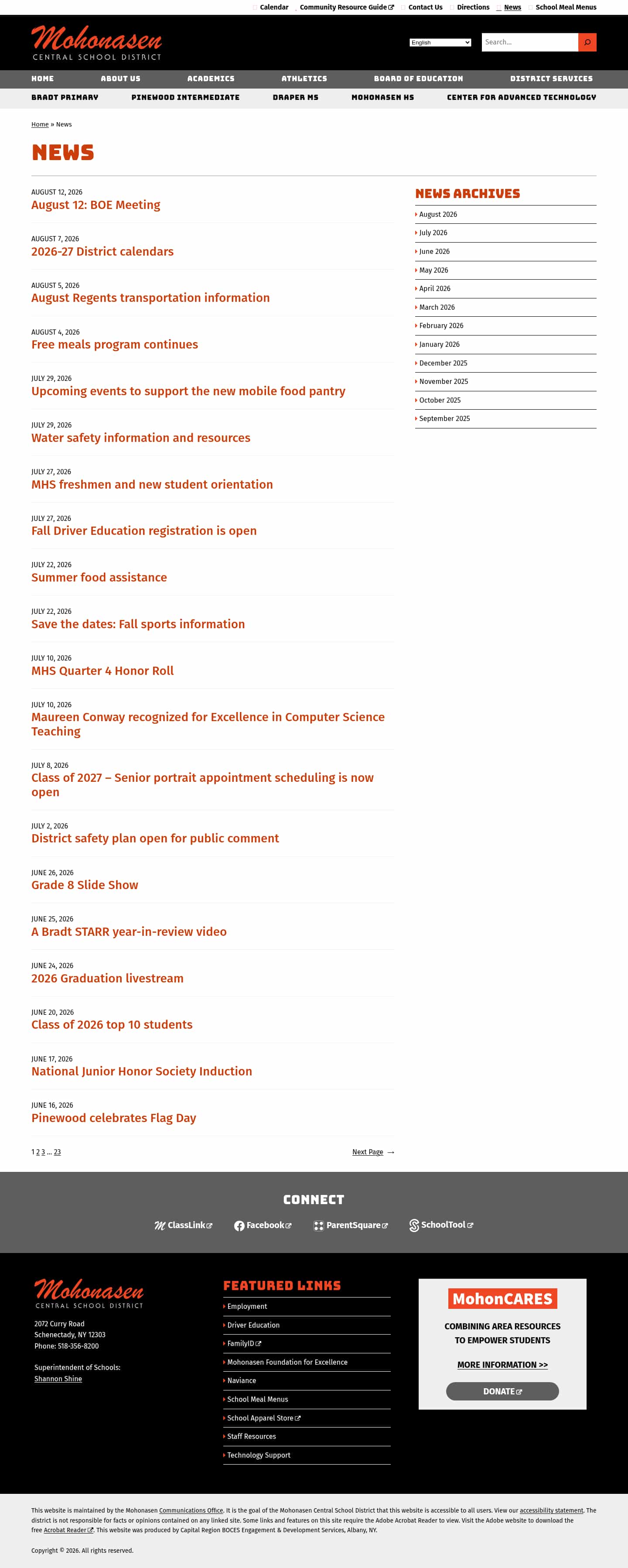 Latest website image capture