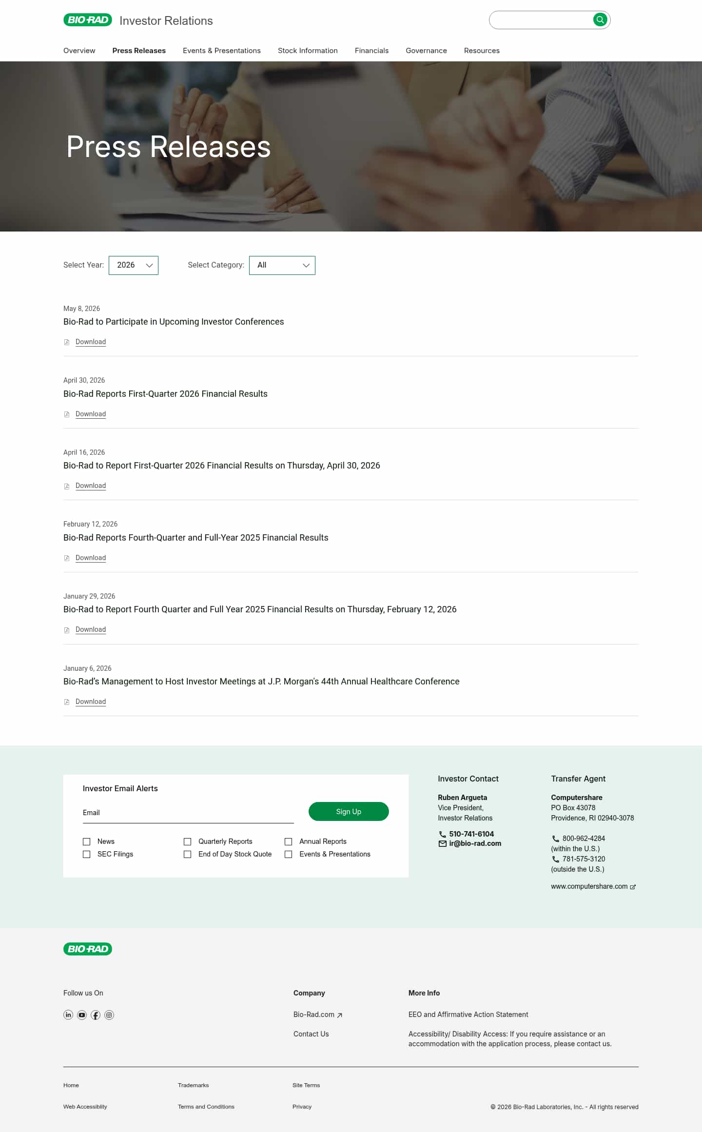 Latest website image capture