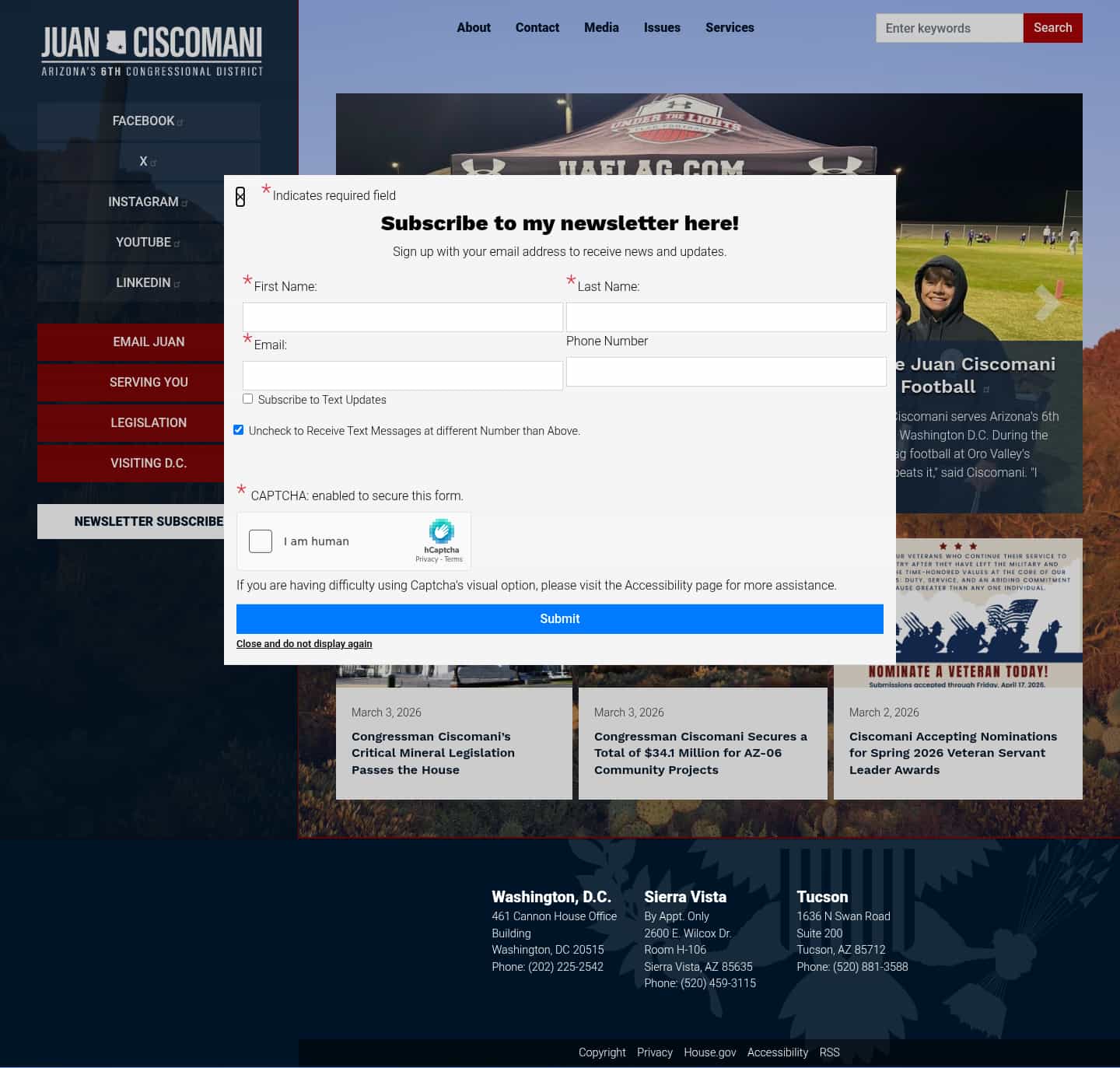 Latest website image capture