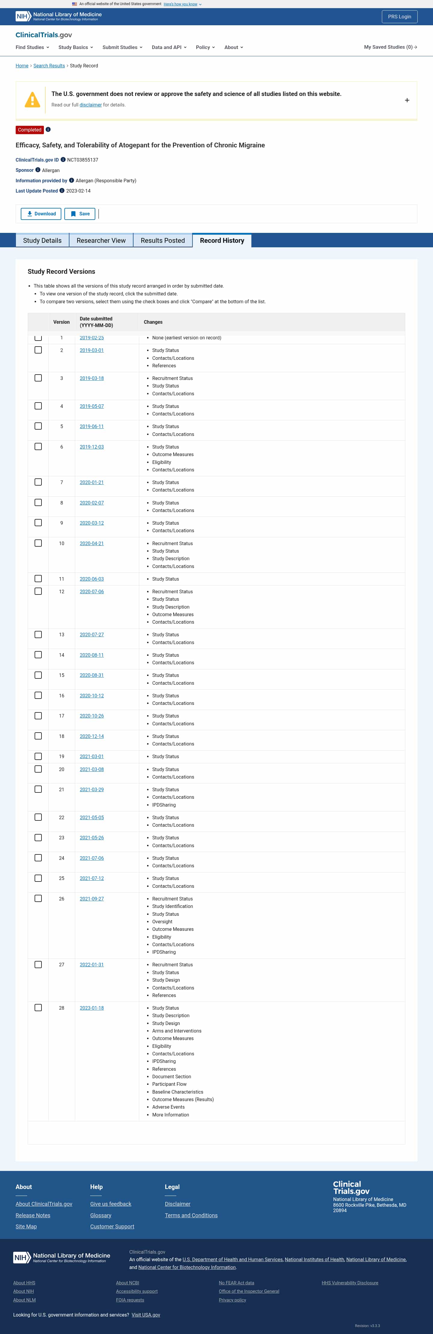 Latest website image capture
