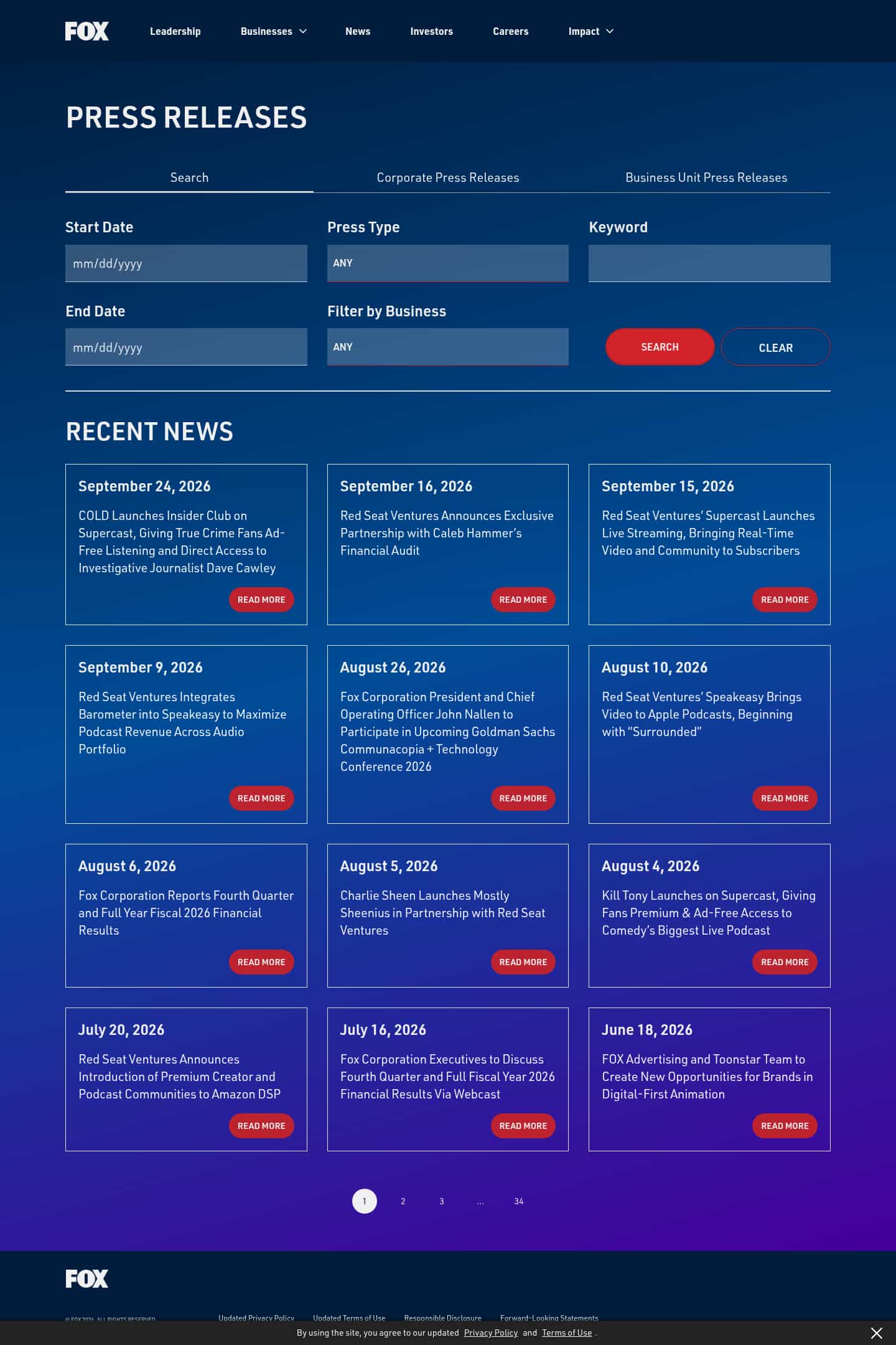 Latest website image capture