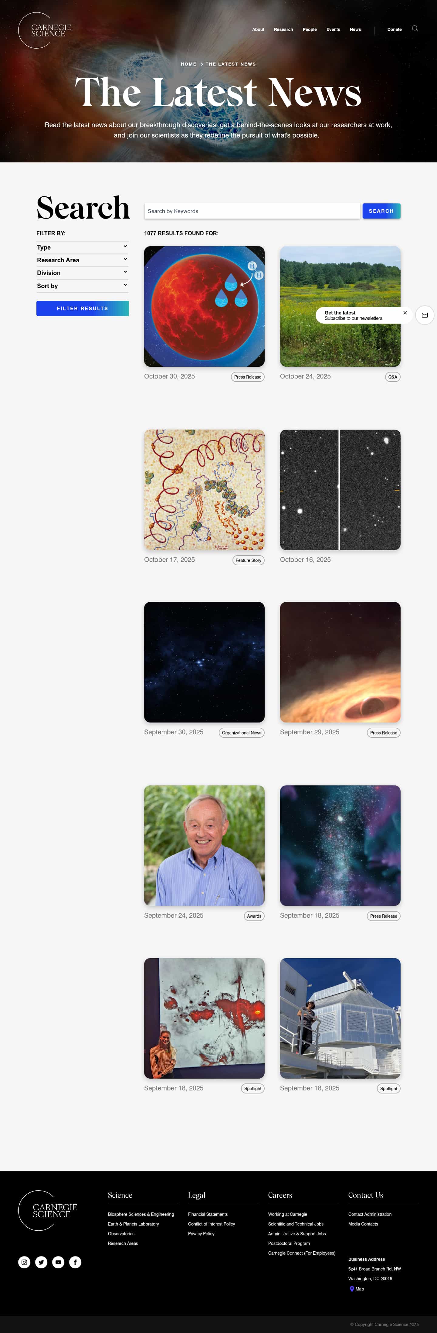 Latest website image capture