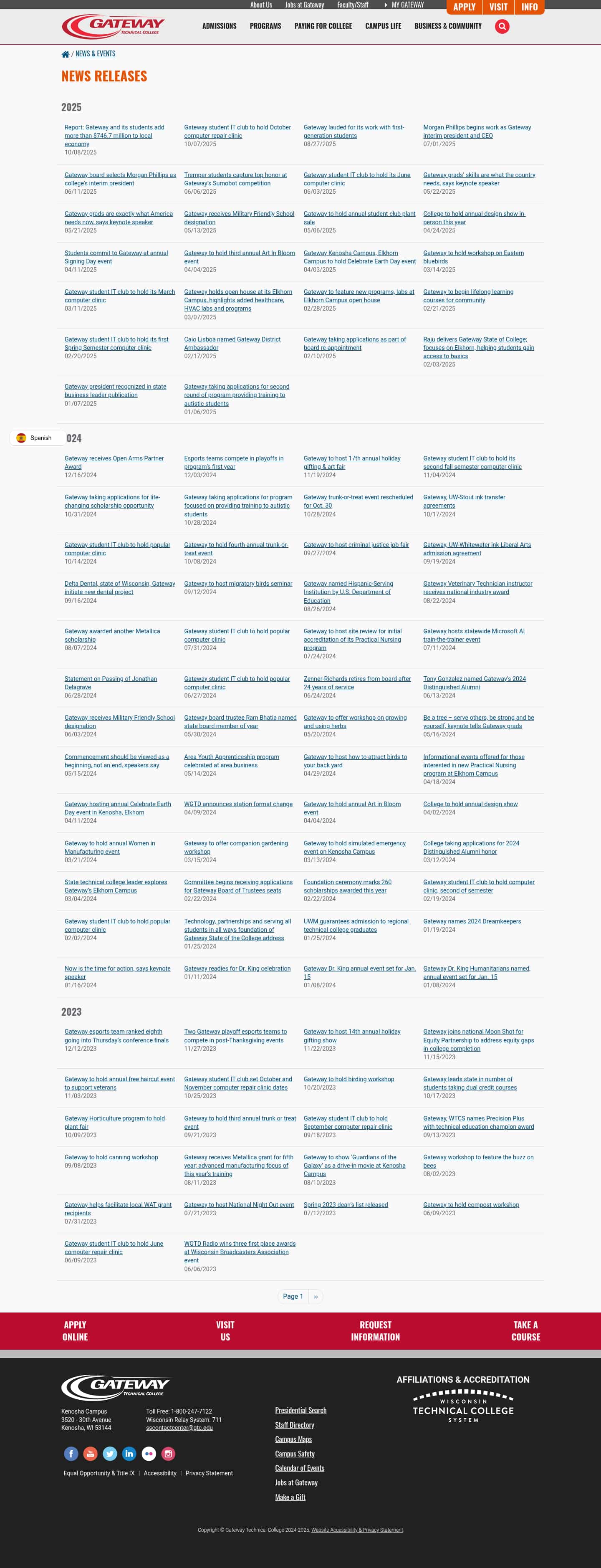 Latest website image capture