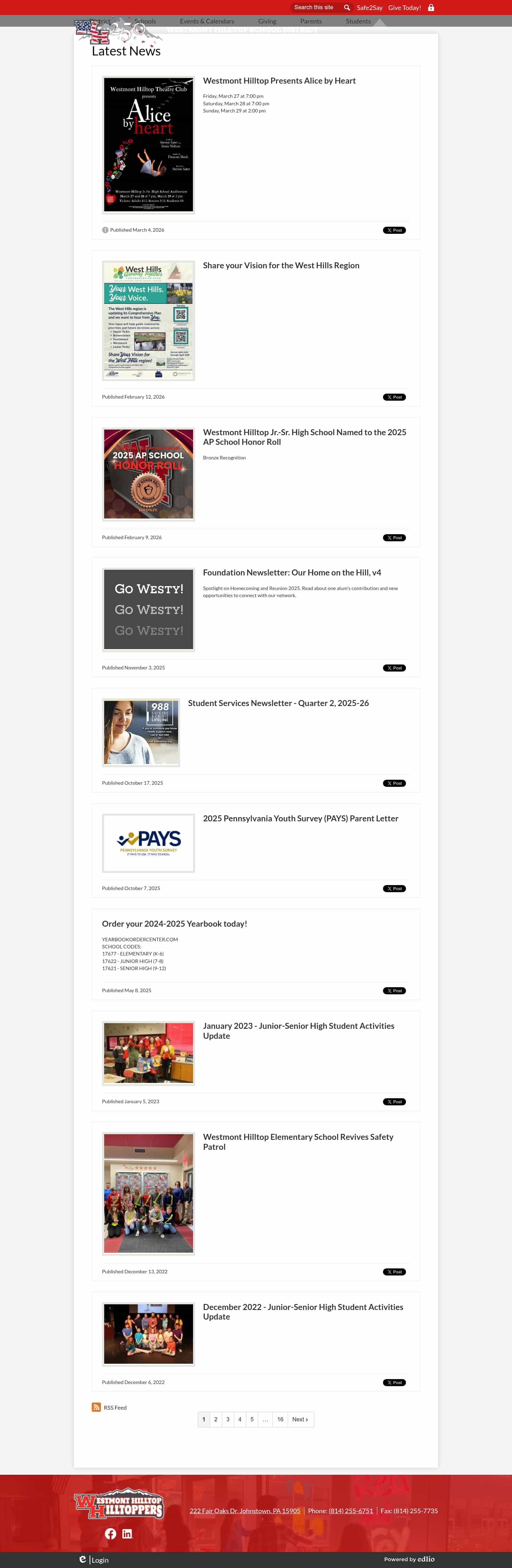 Latest website image capture