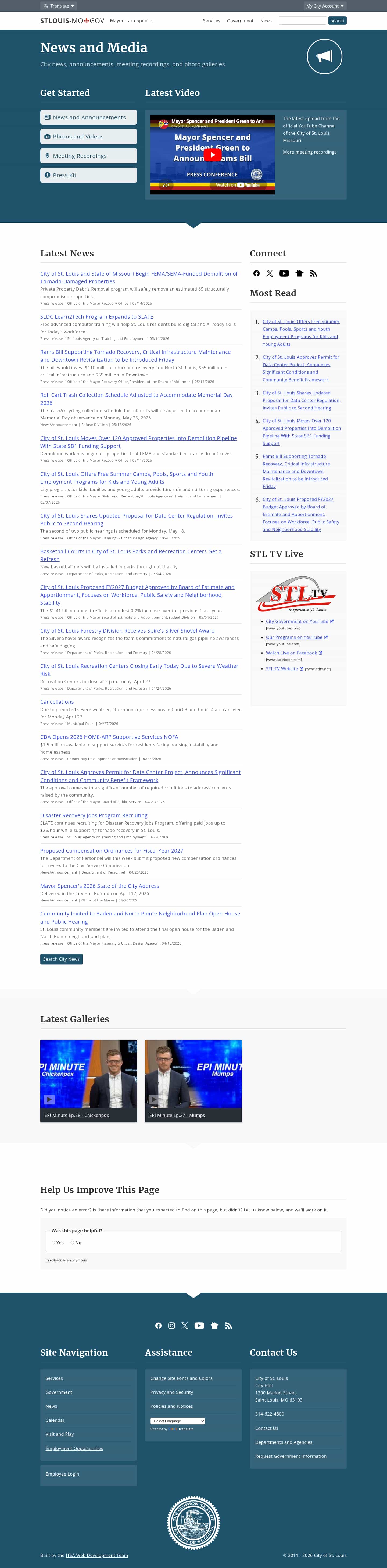 Latest website image capture