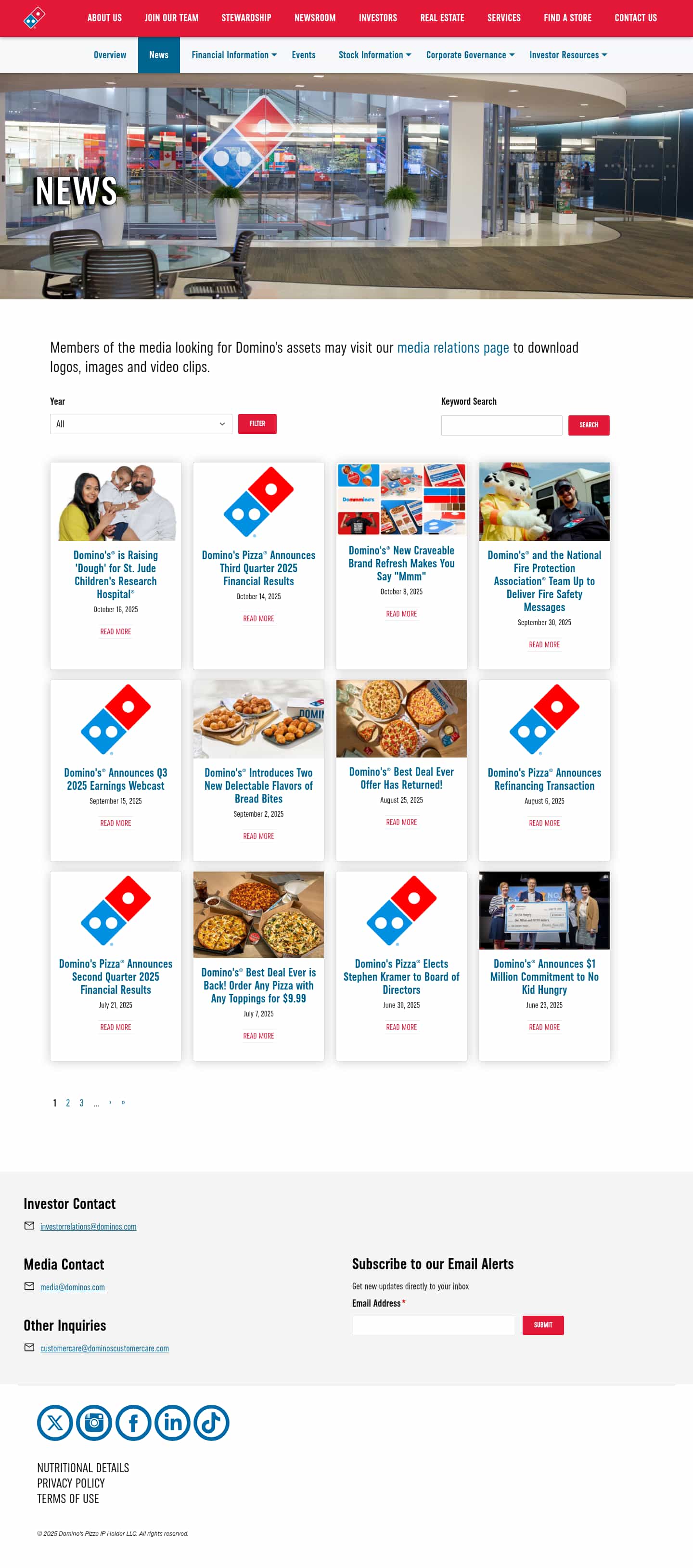 Latest website image capture