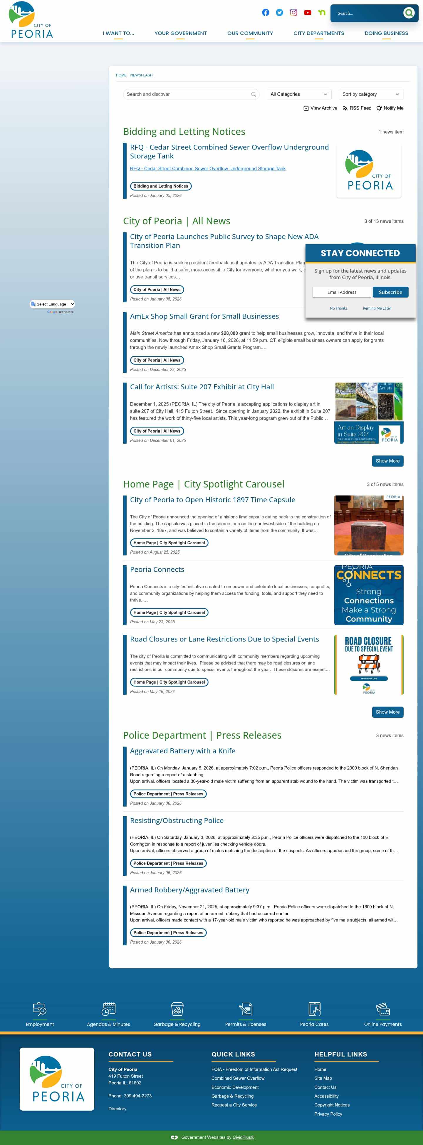 Latest website image capture