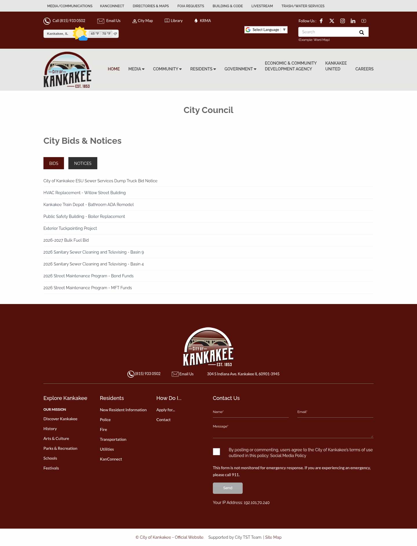 Latest website image capture