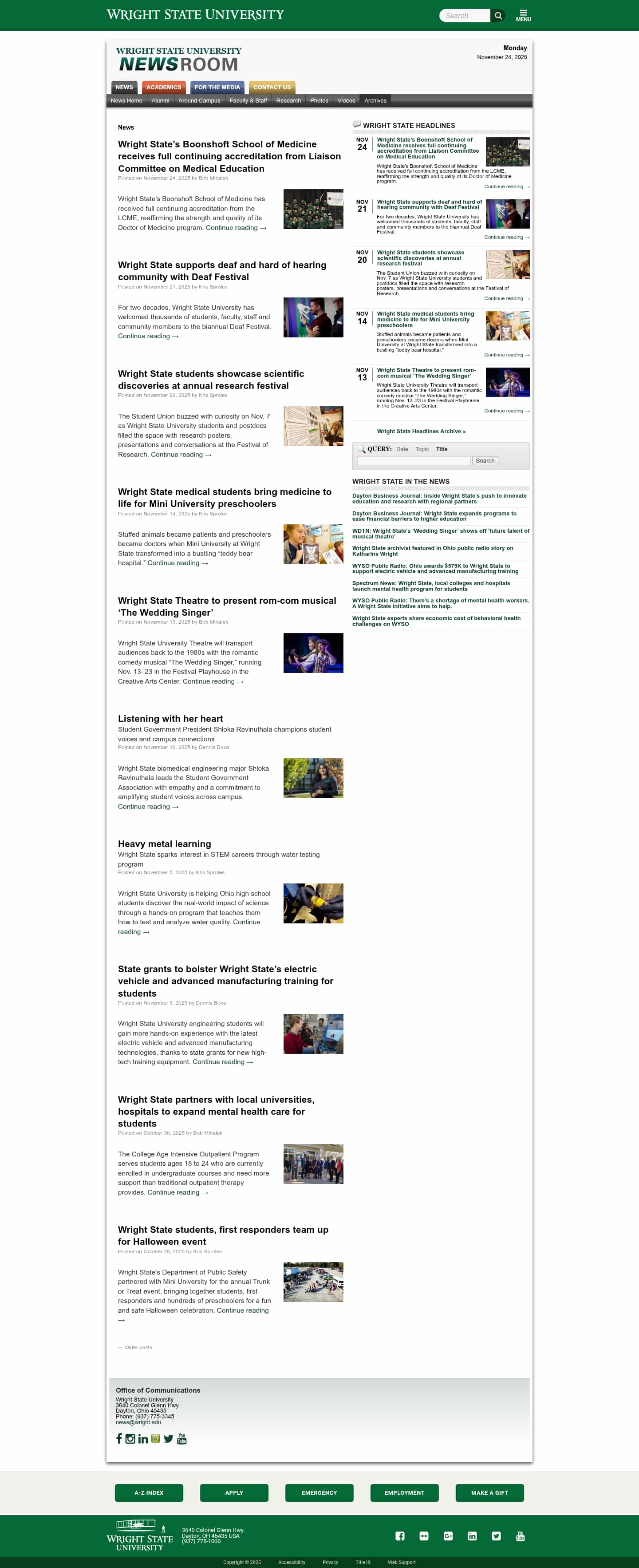 Latest website image capture