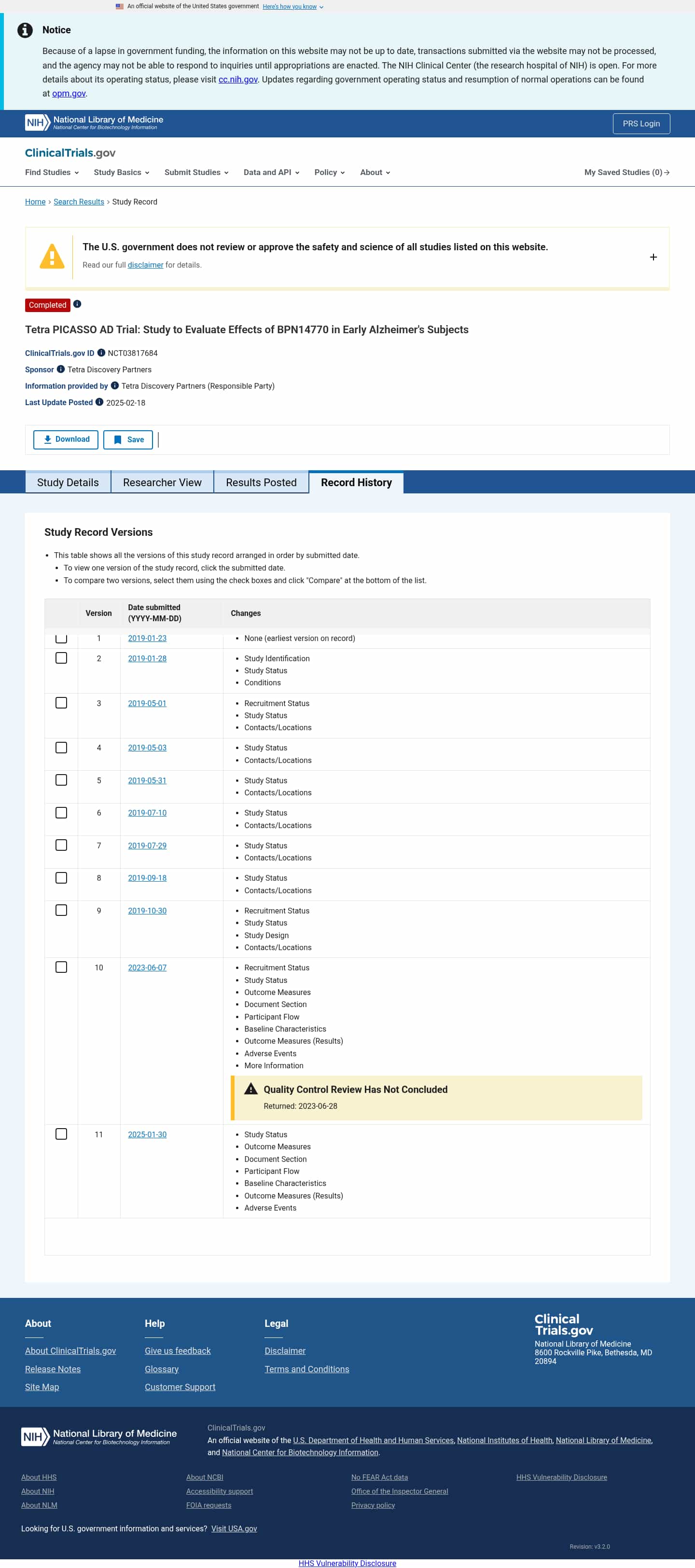 Latest website image capture