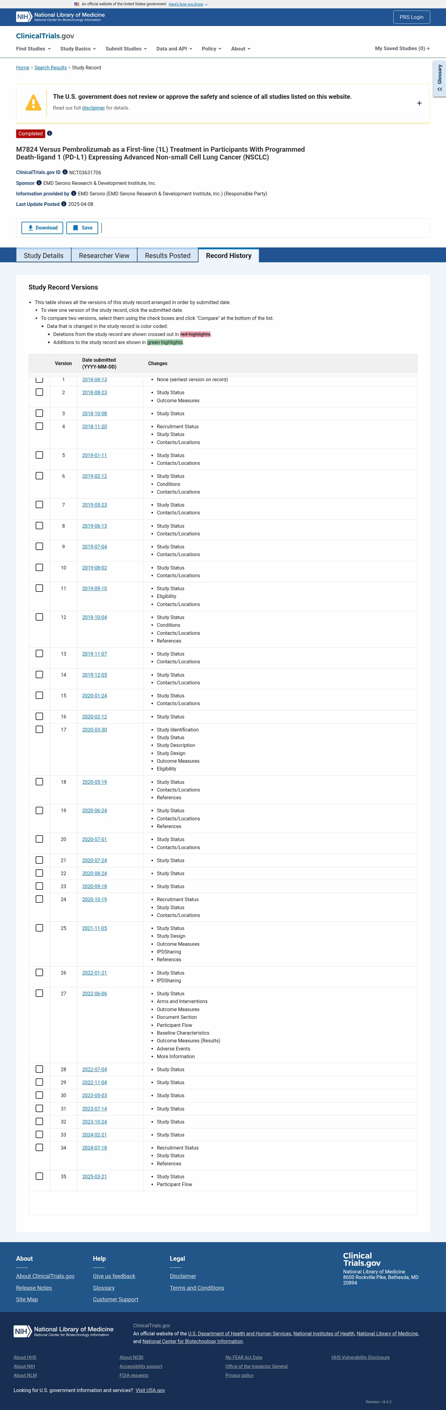 Latest website image capture