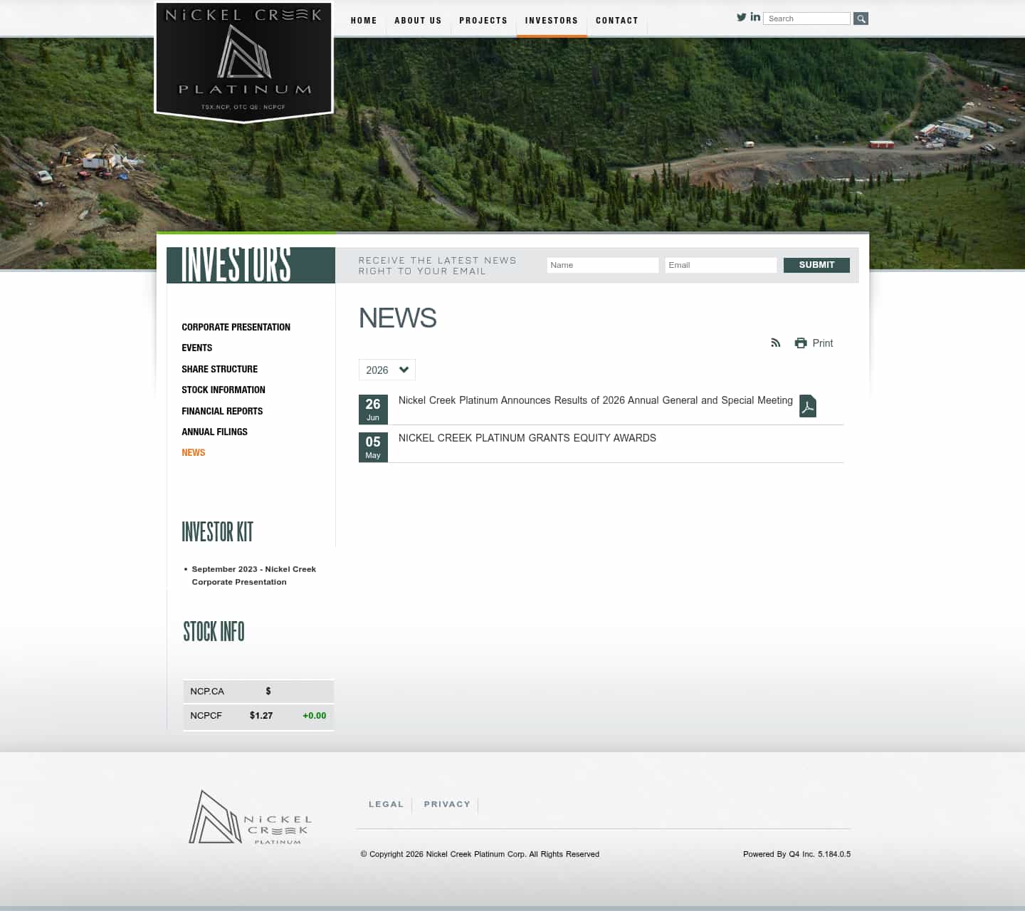 Latest website image capture