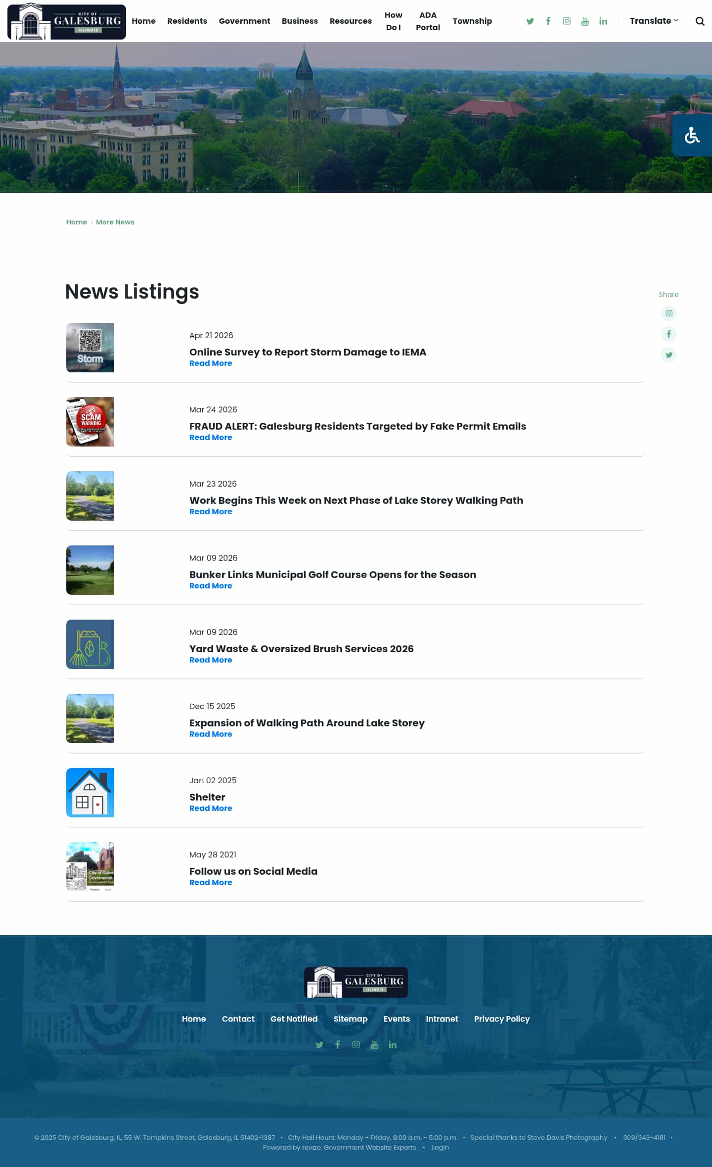 Latest website image capture
