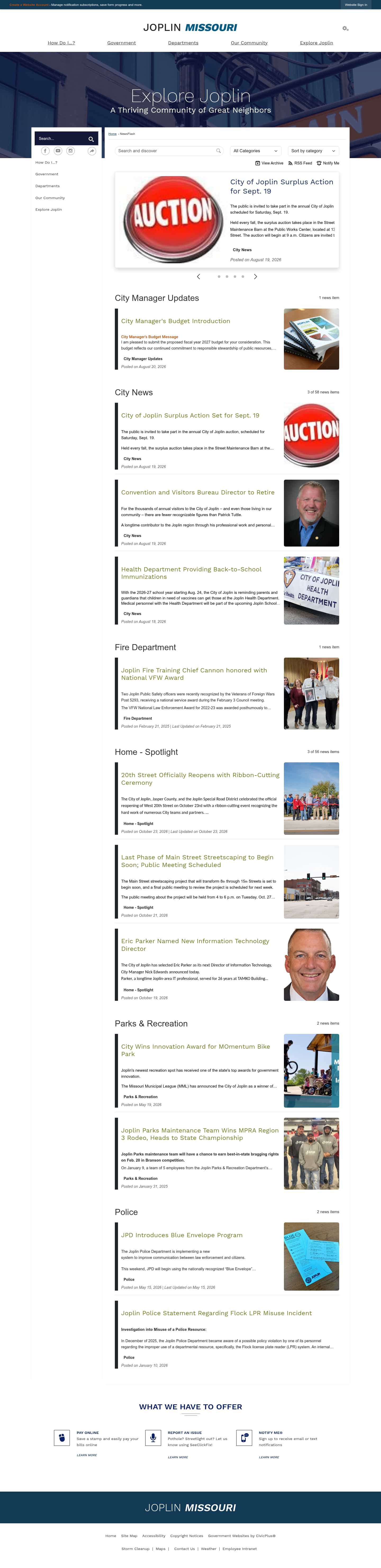 Latest website image capture