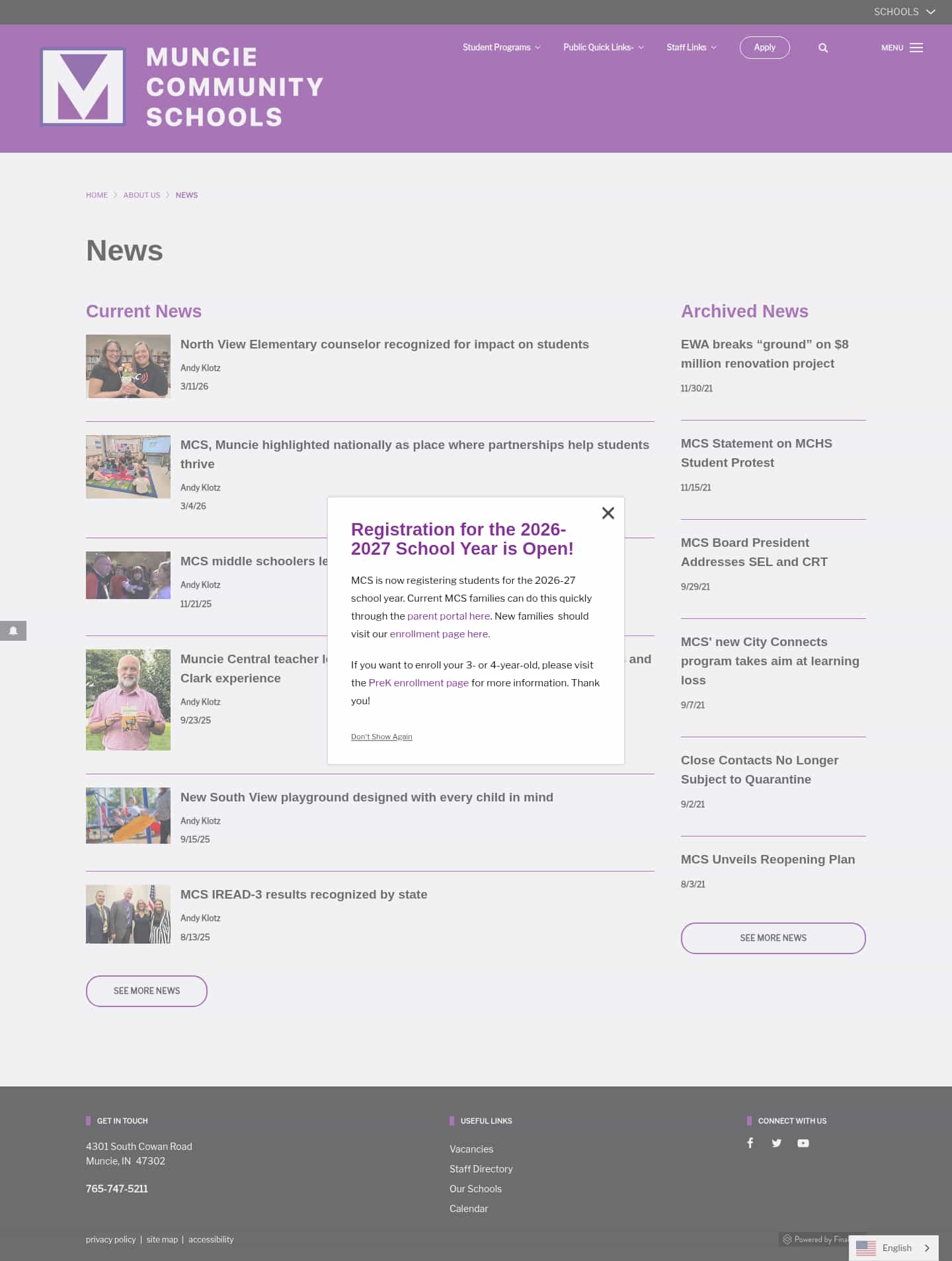 Latest website image capture