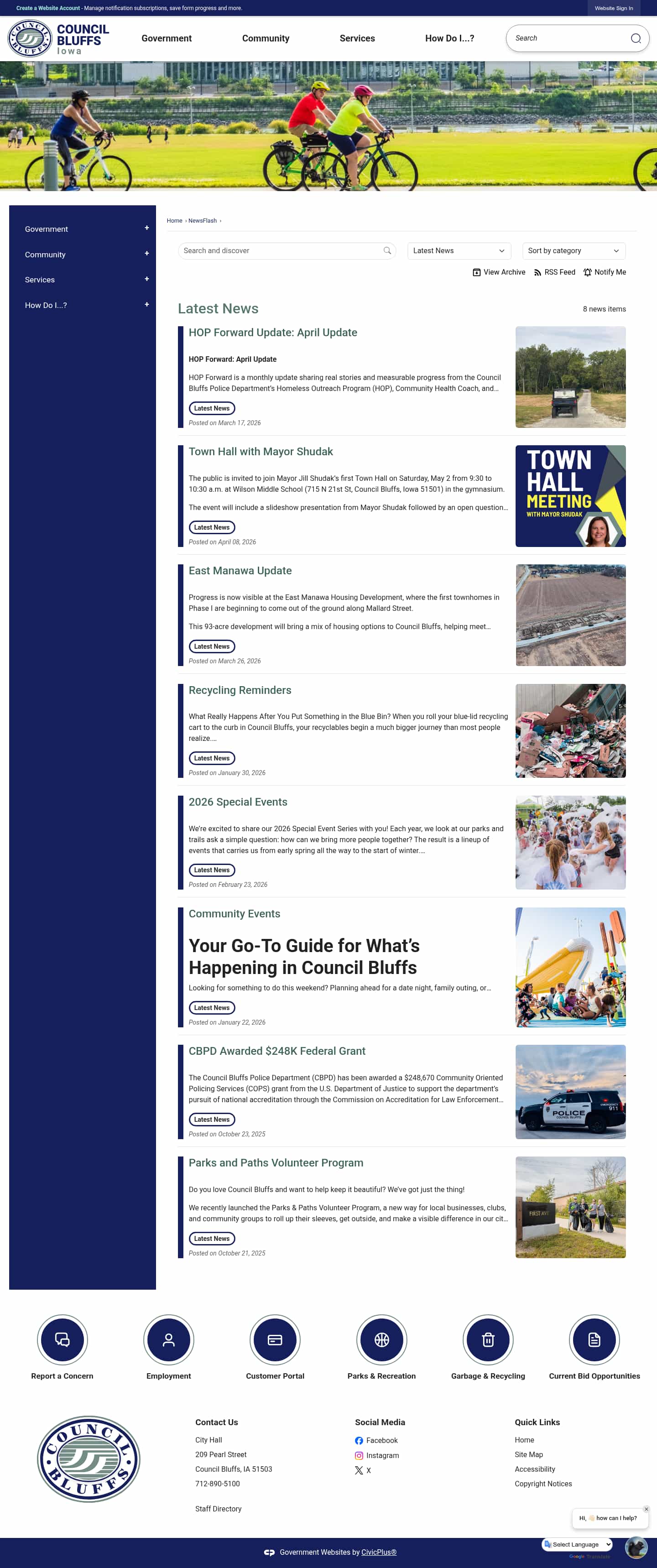 Latest website image capture