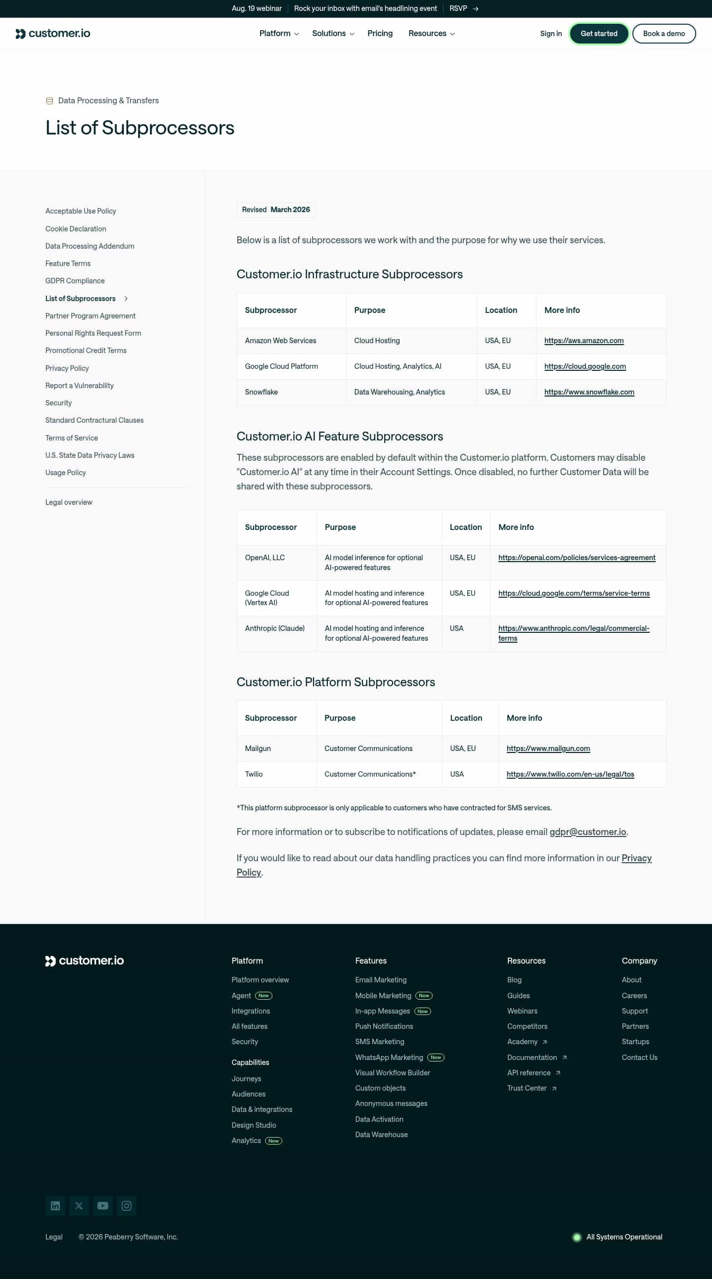 Latest website image capture