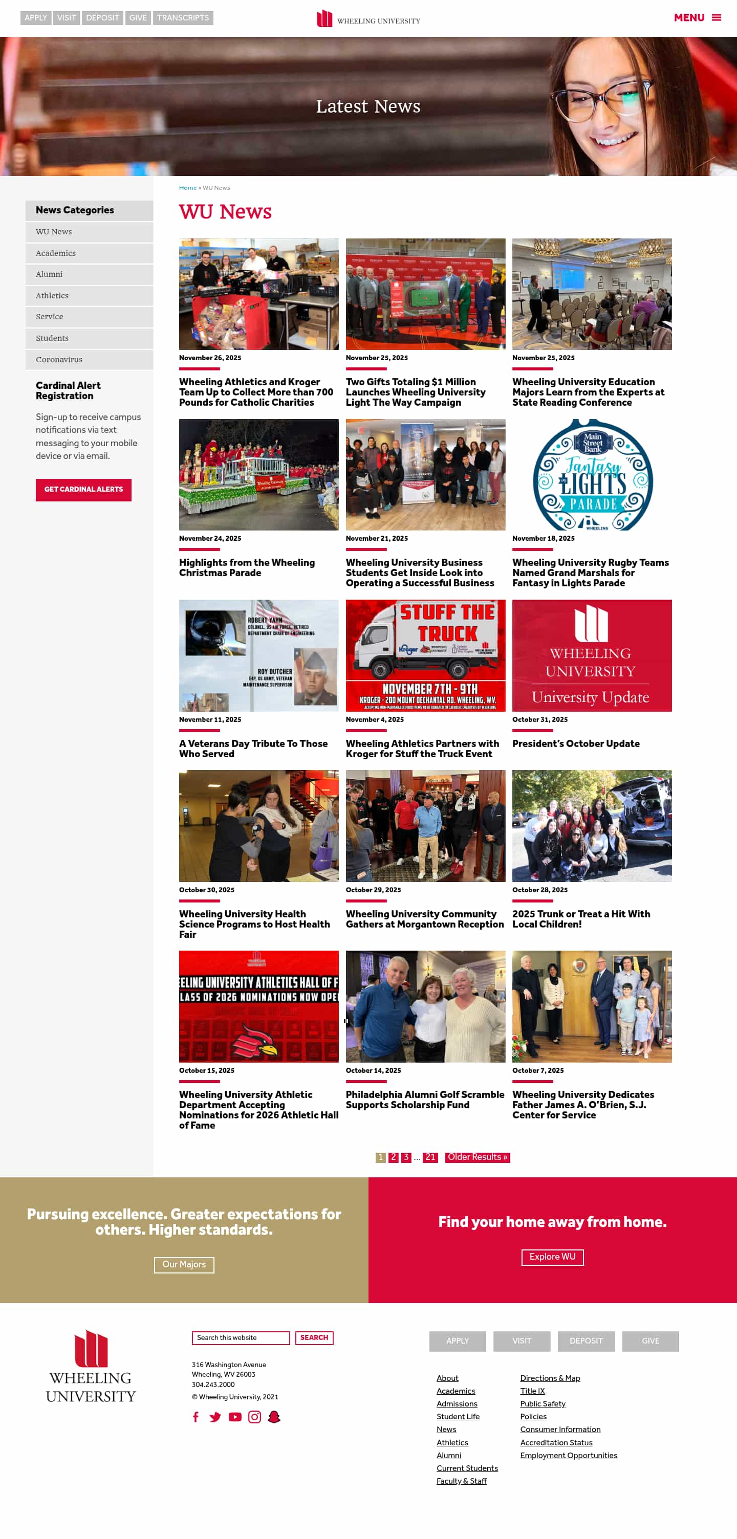 Latest website image capture