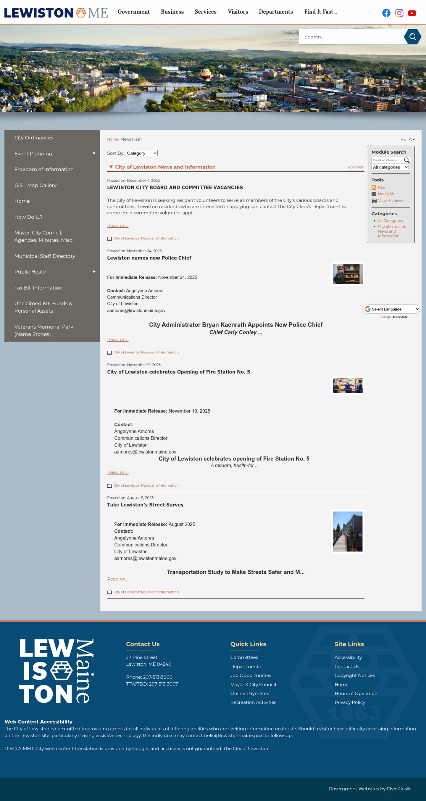Latest website image capture