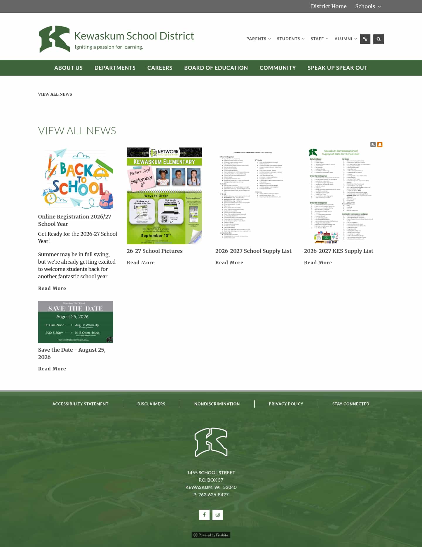 Latest website image capture