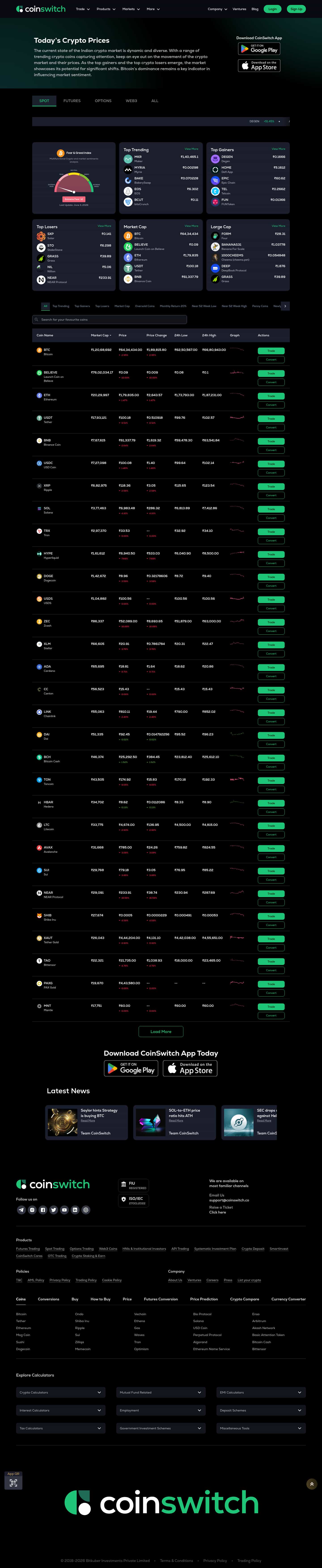 Latest website image capture