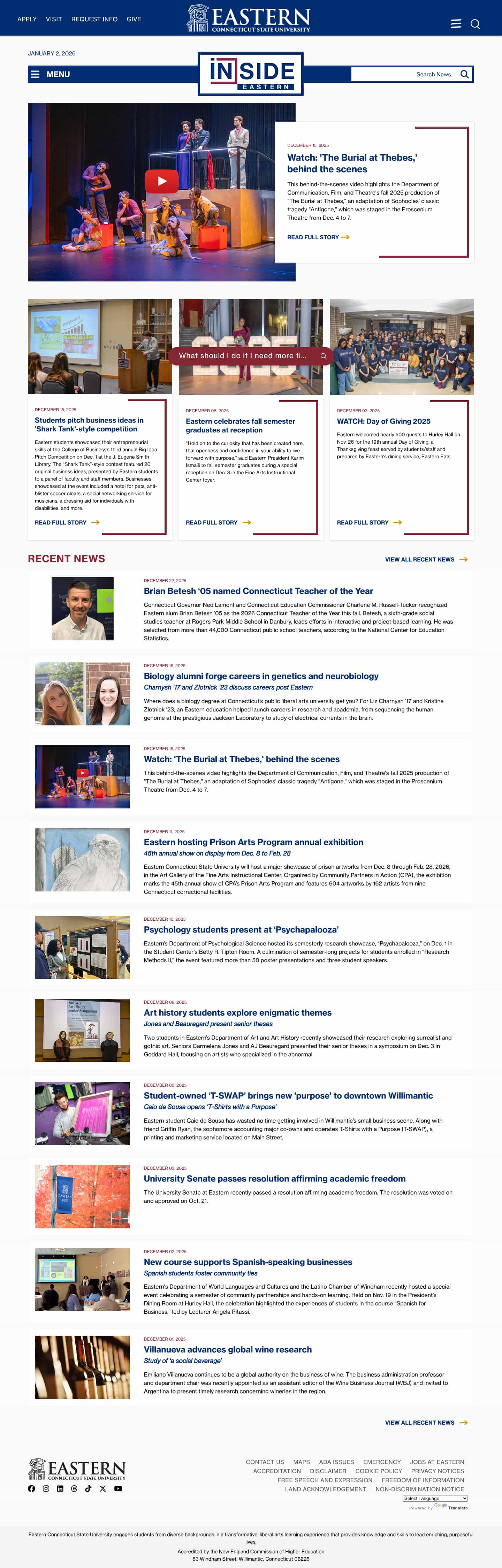 Latest website image capture