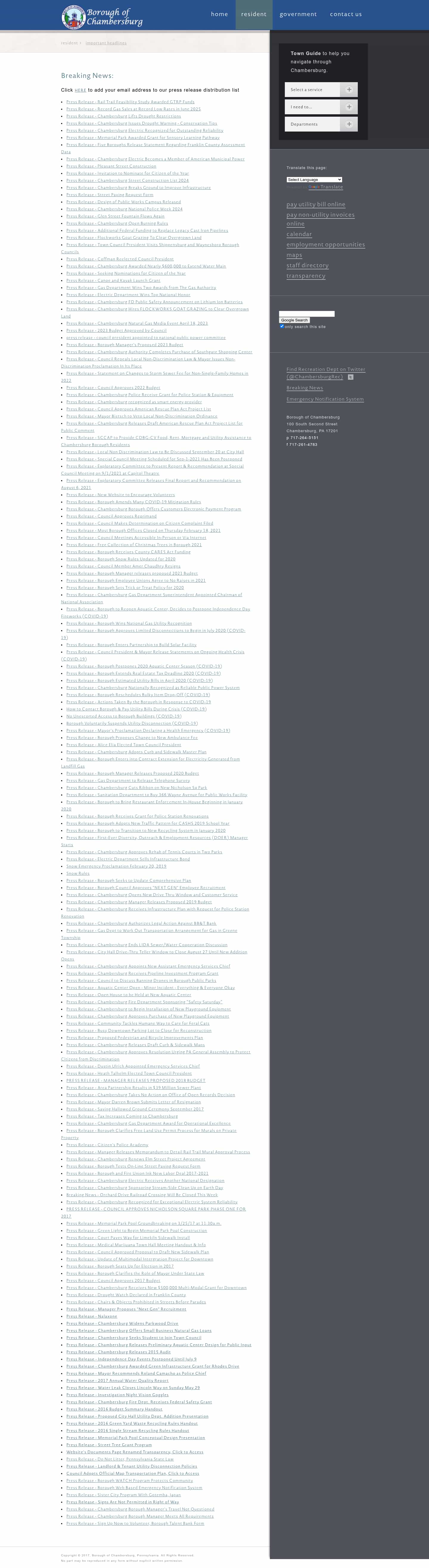 Latest website image capture