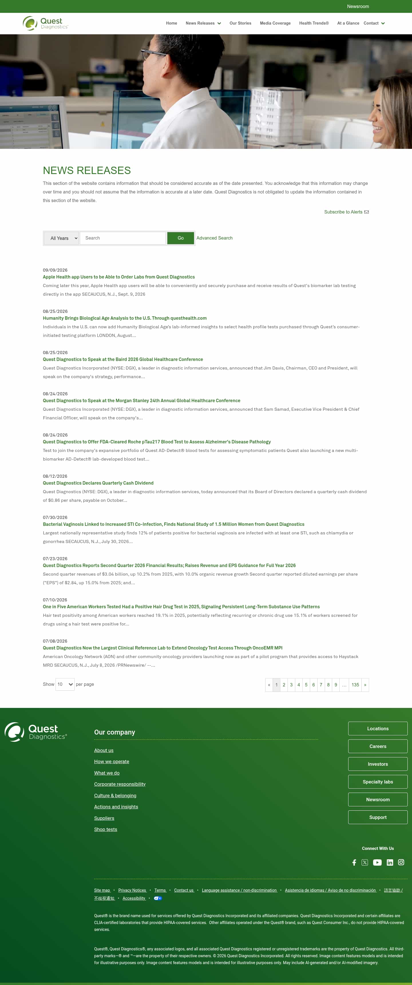 Latest website image capture