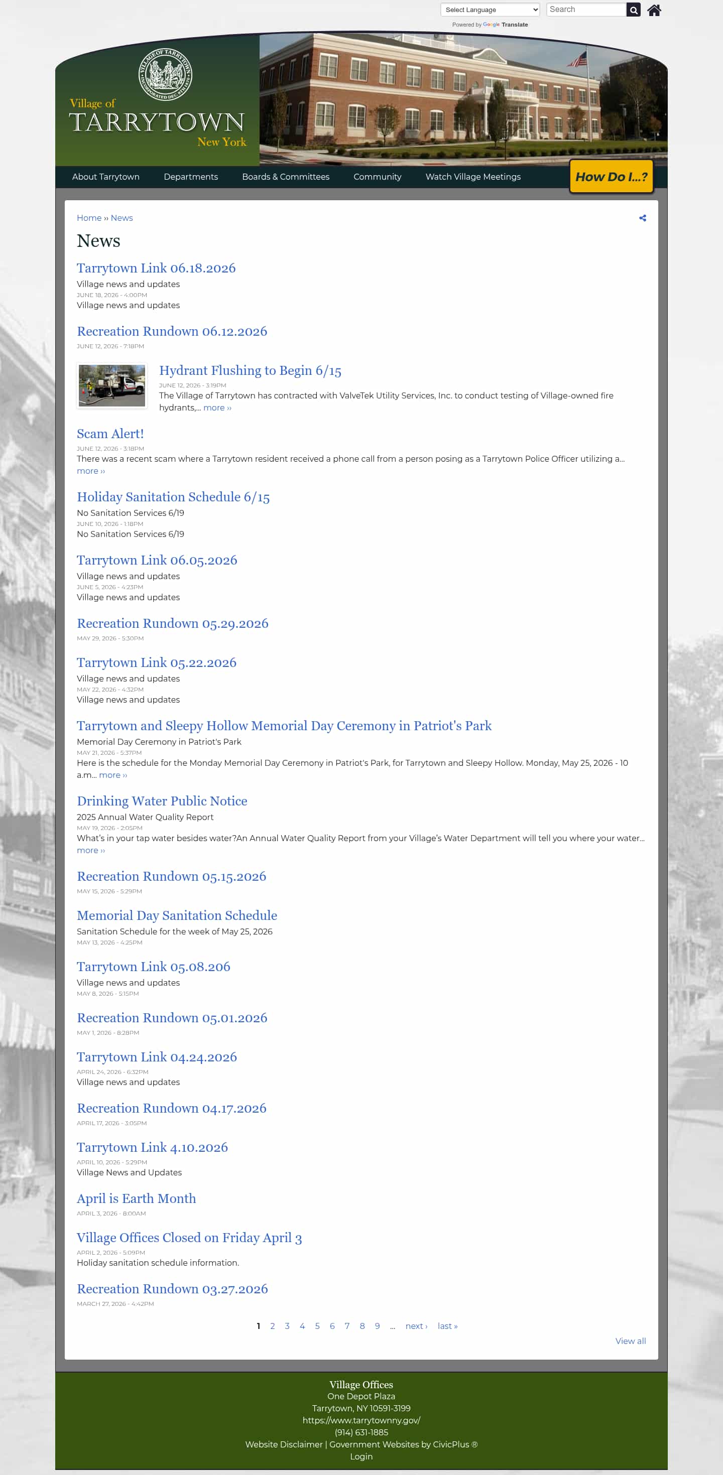 Latest website image capture