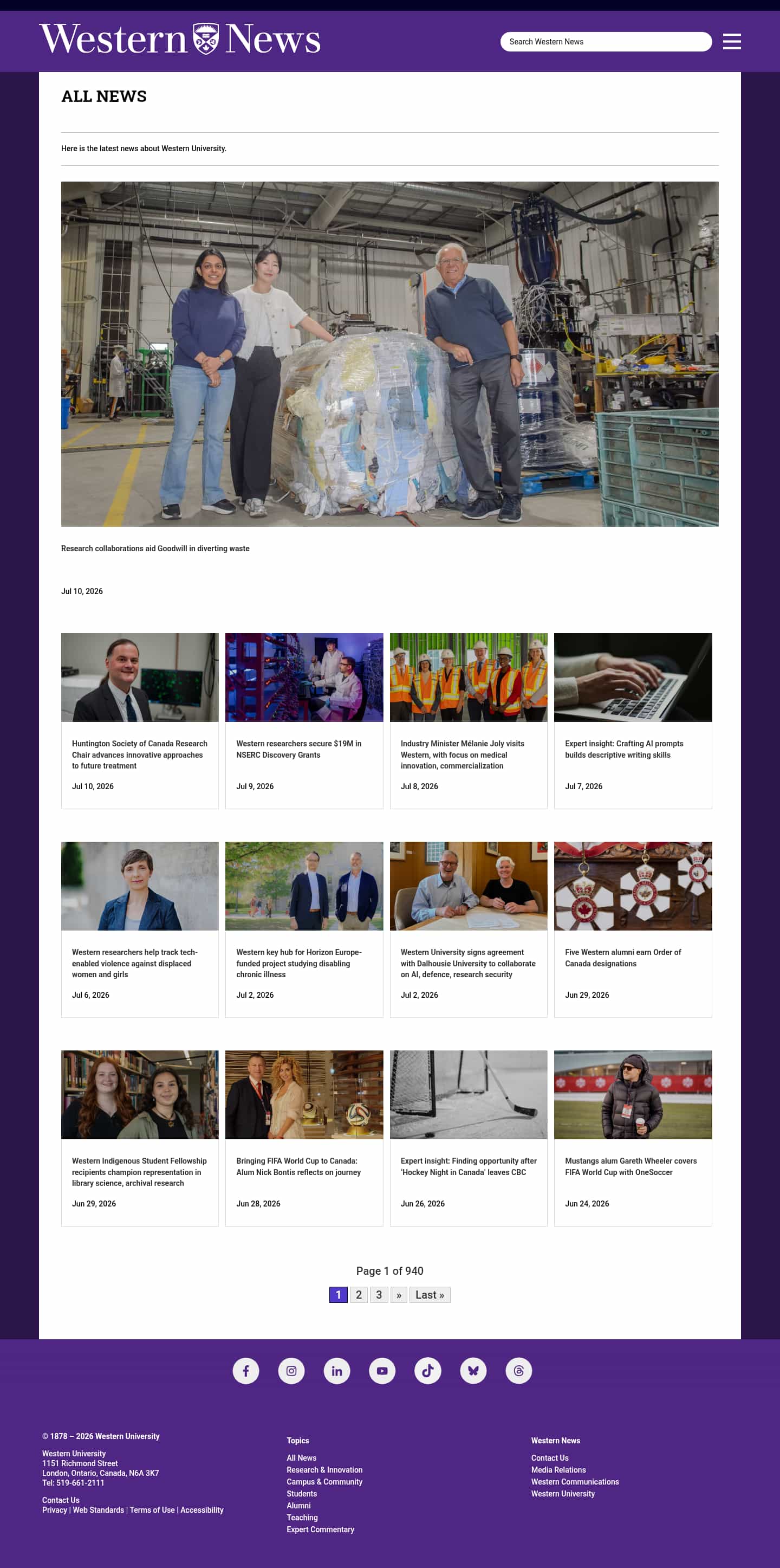 Latest website image capture