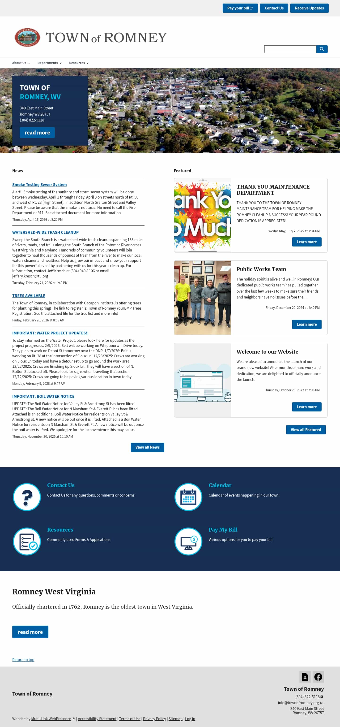 Latest website image capture