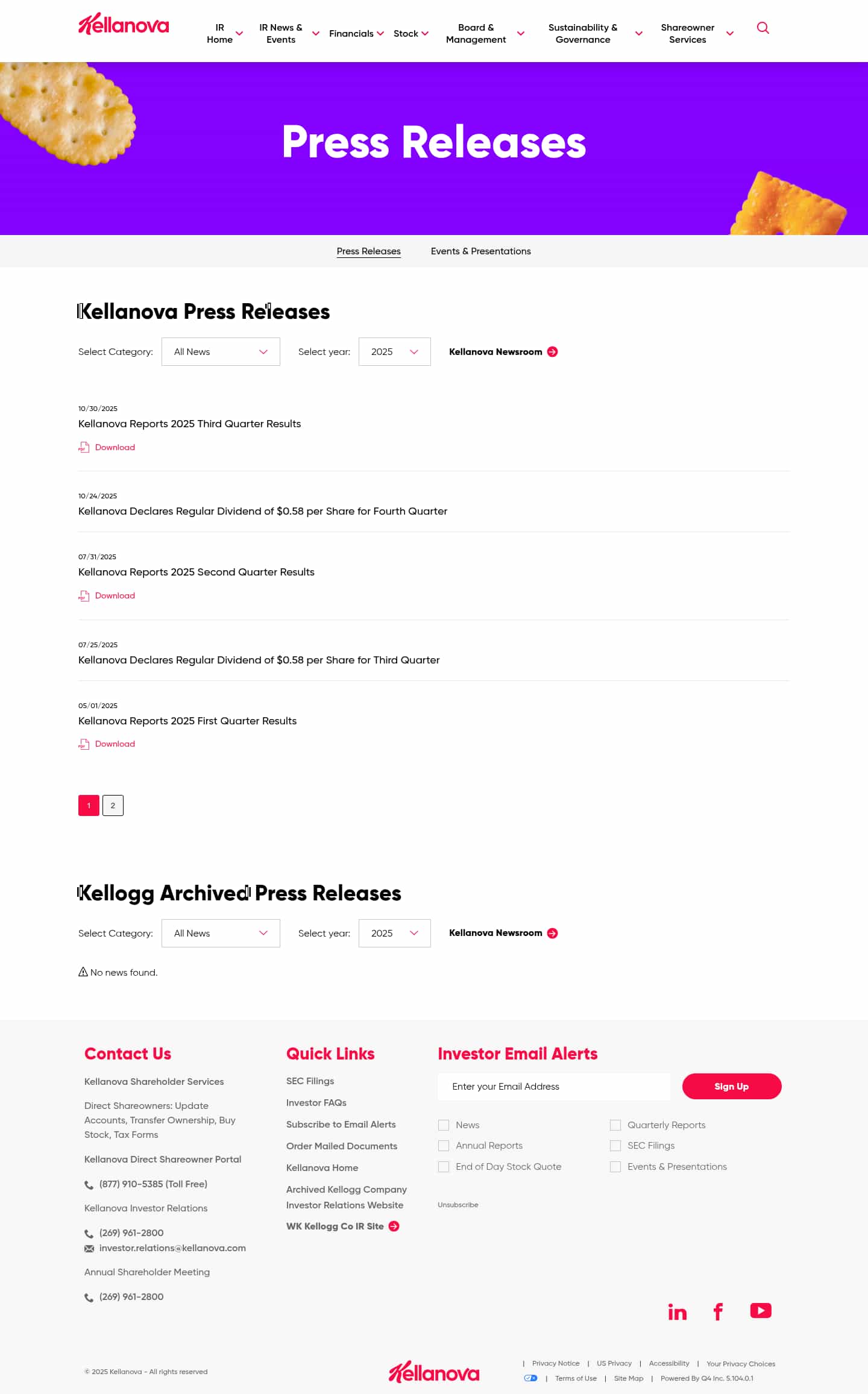 Latest website image capture