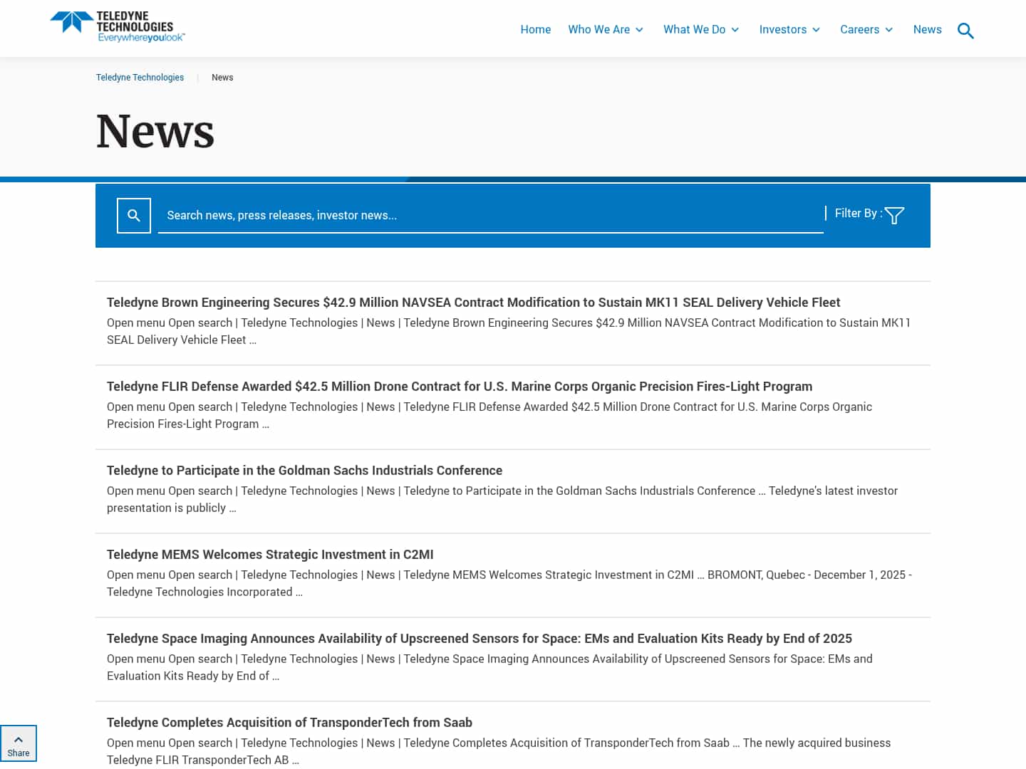 Latest website image capture