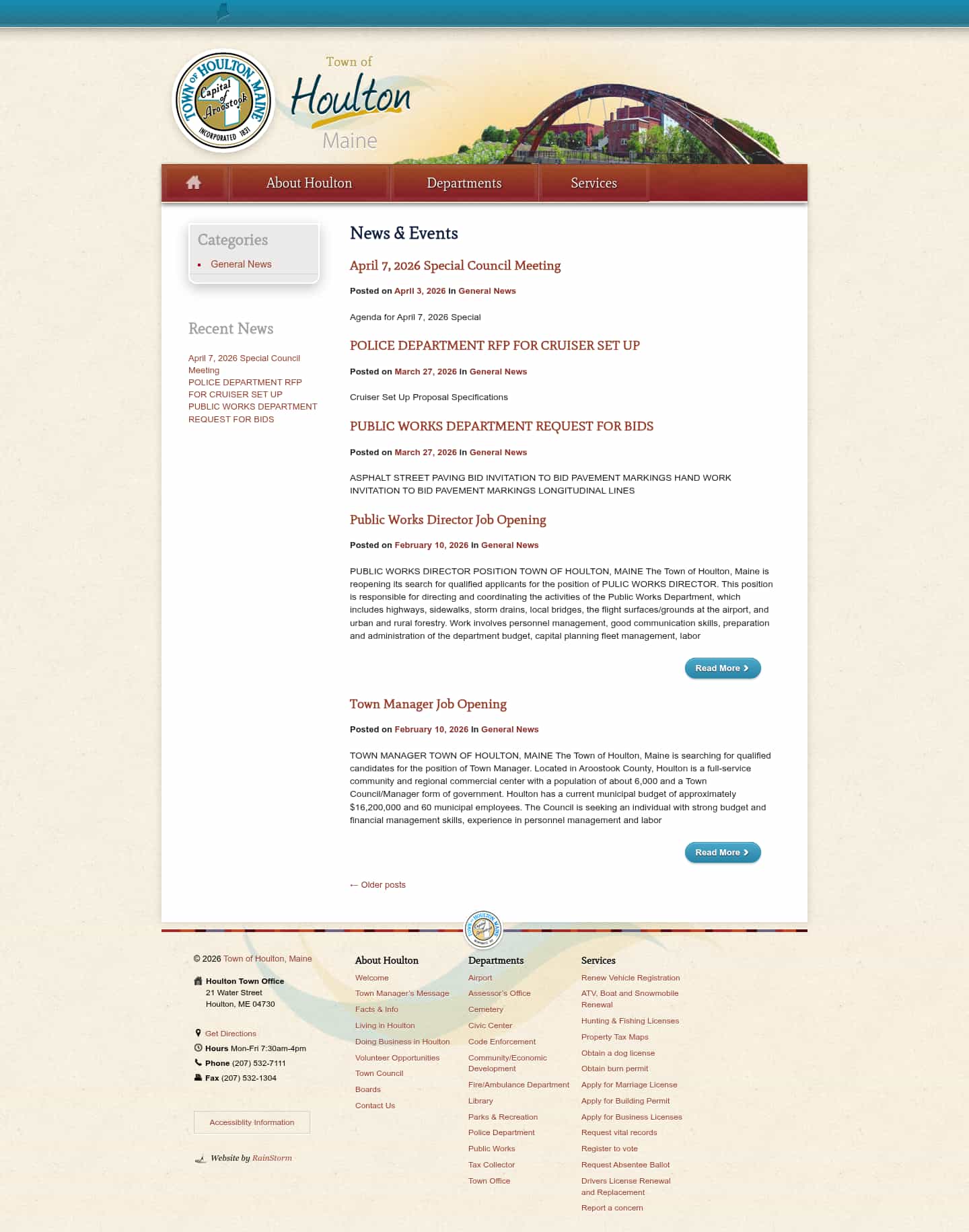 Latest website image capture