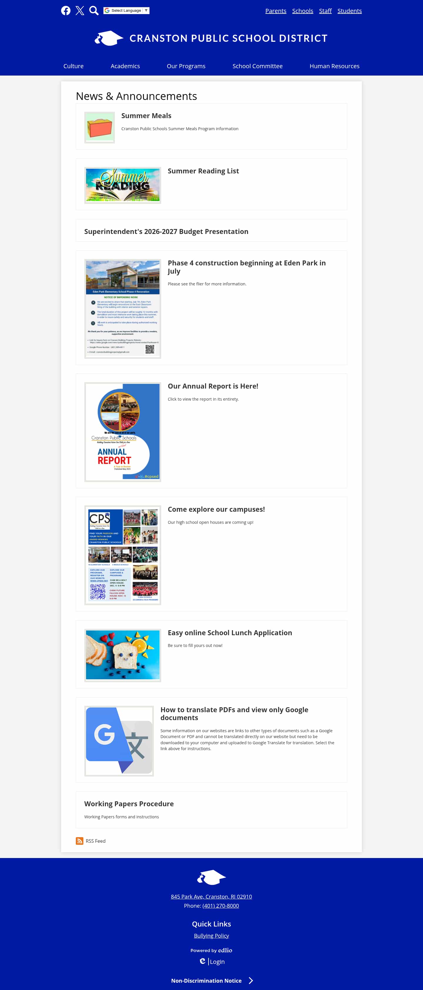 Latest website image capture