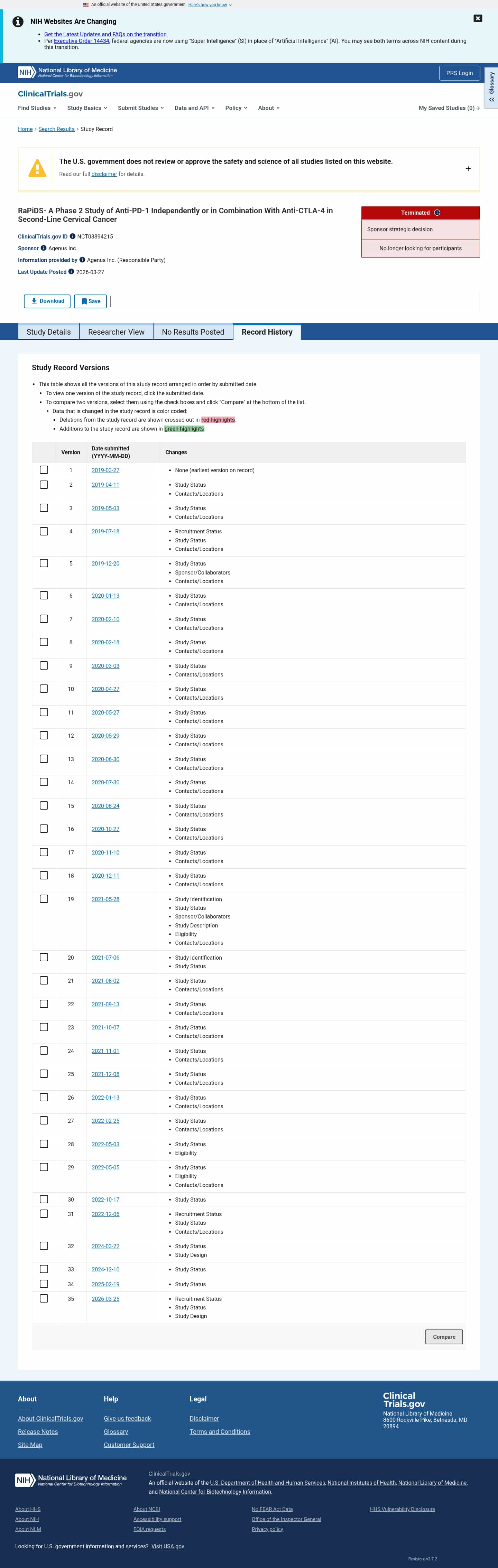 Latest website image capture