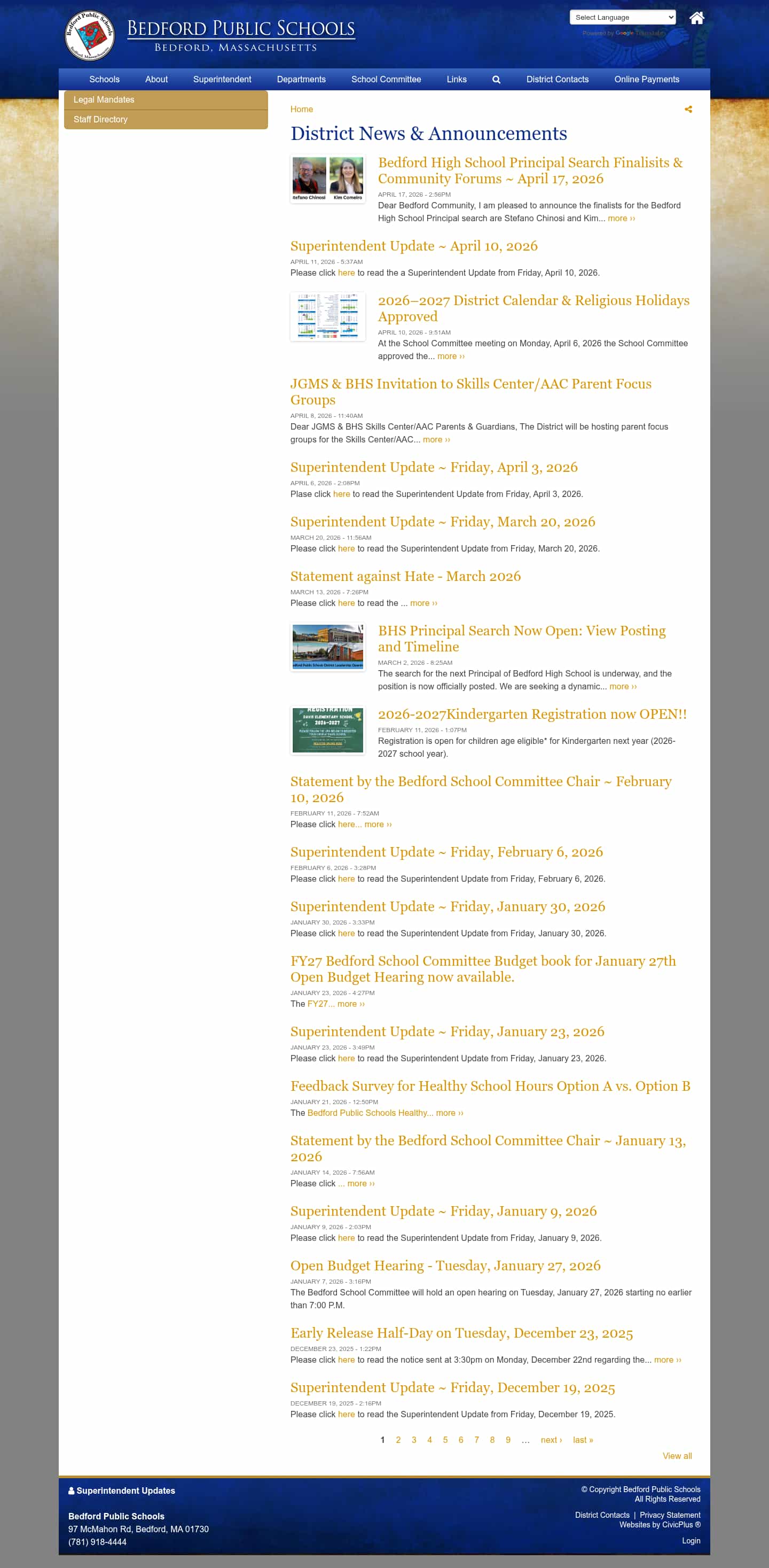 Latest website image capture