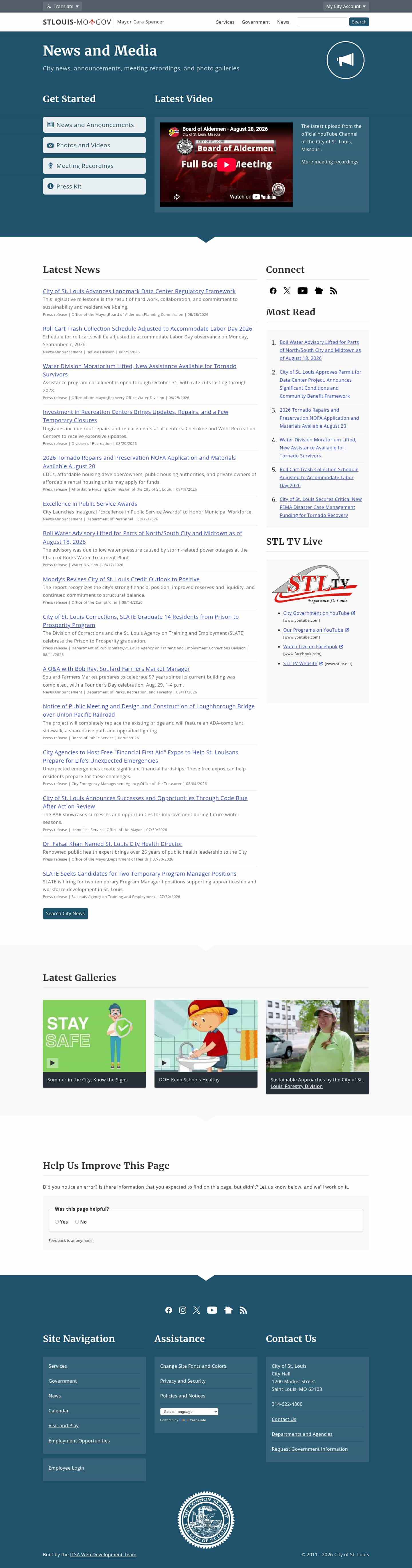 Latest website image capture