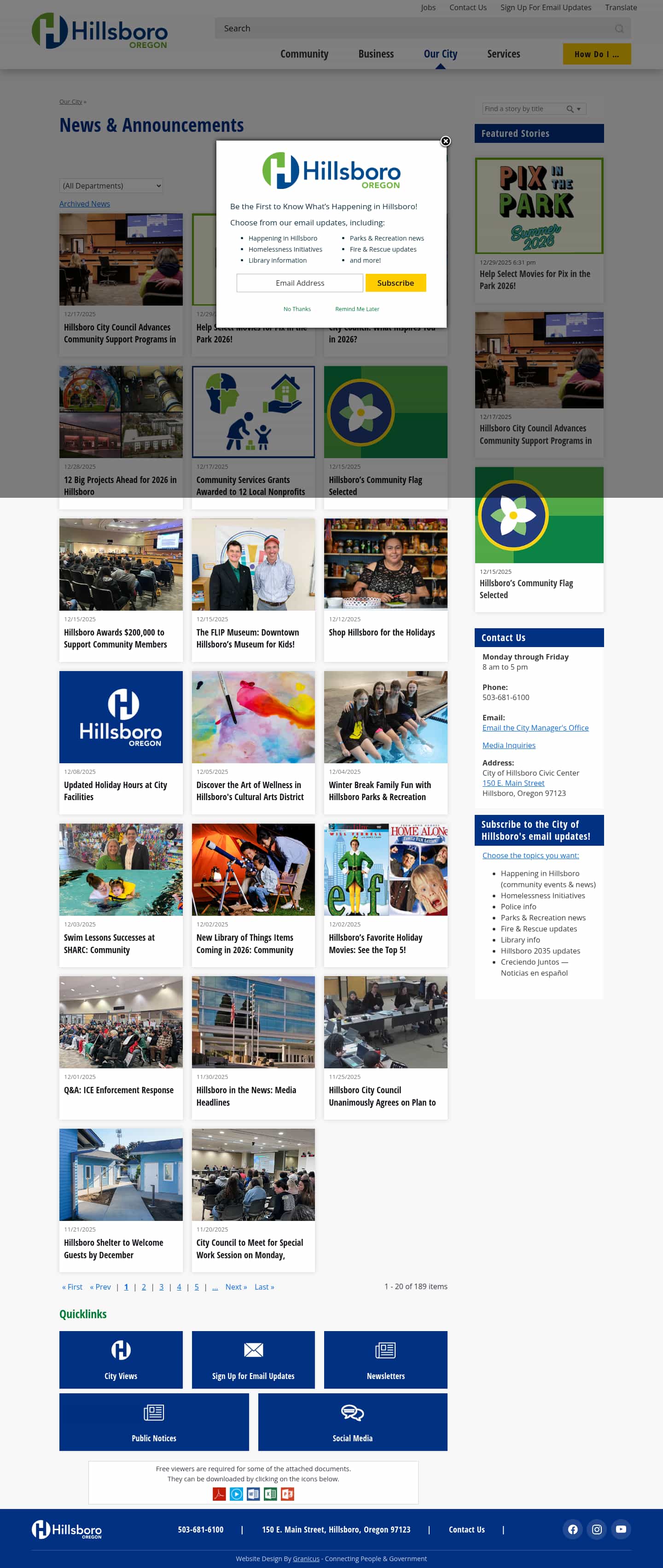 Latest website image capture