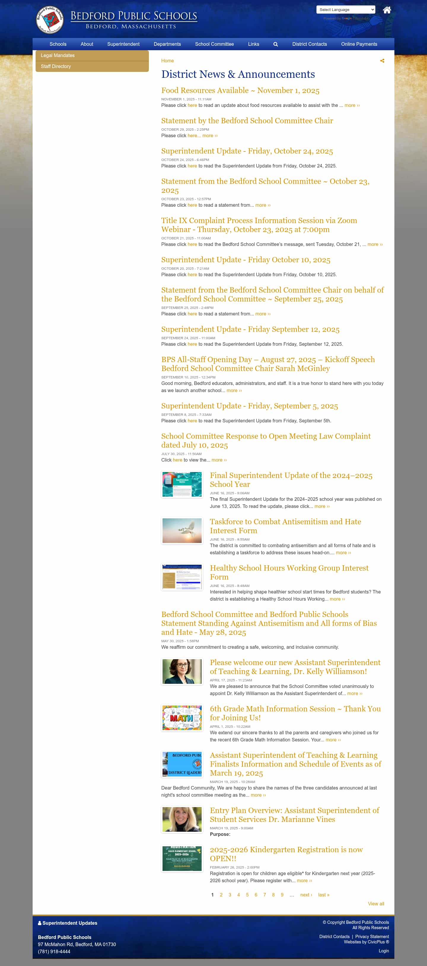 Latest website image capture