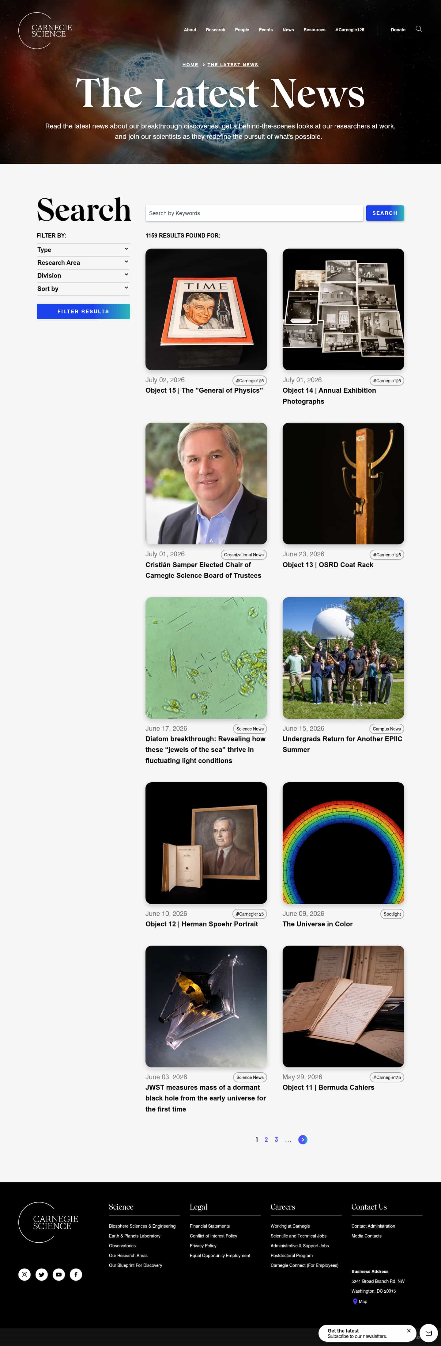 Latest website image capture
