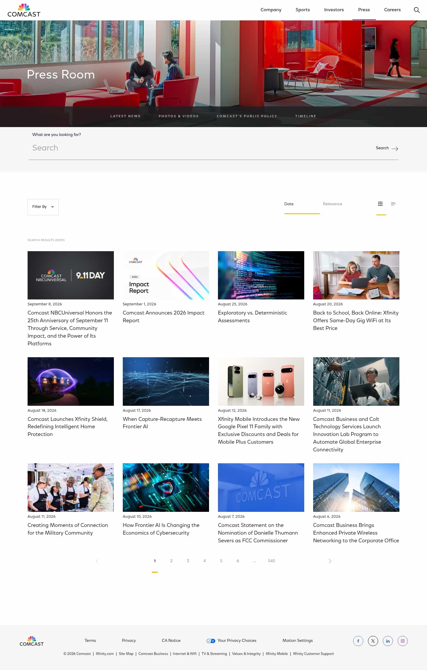 Latest website image capture