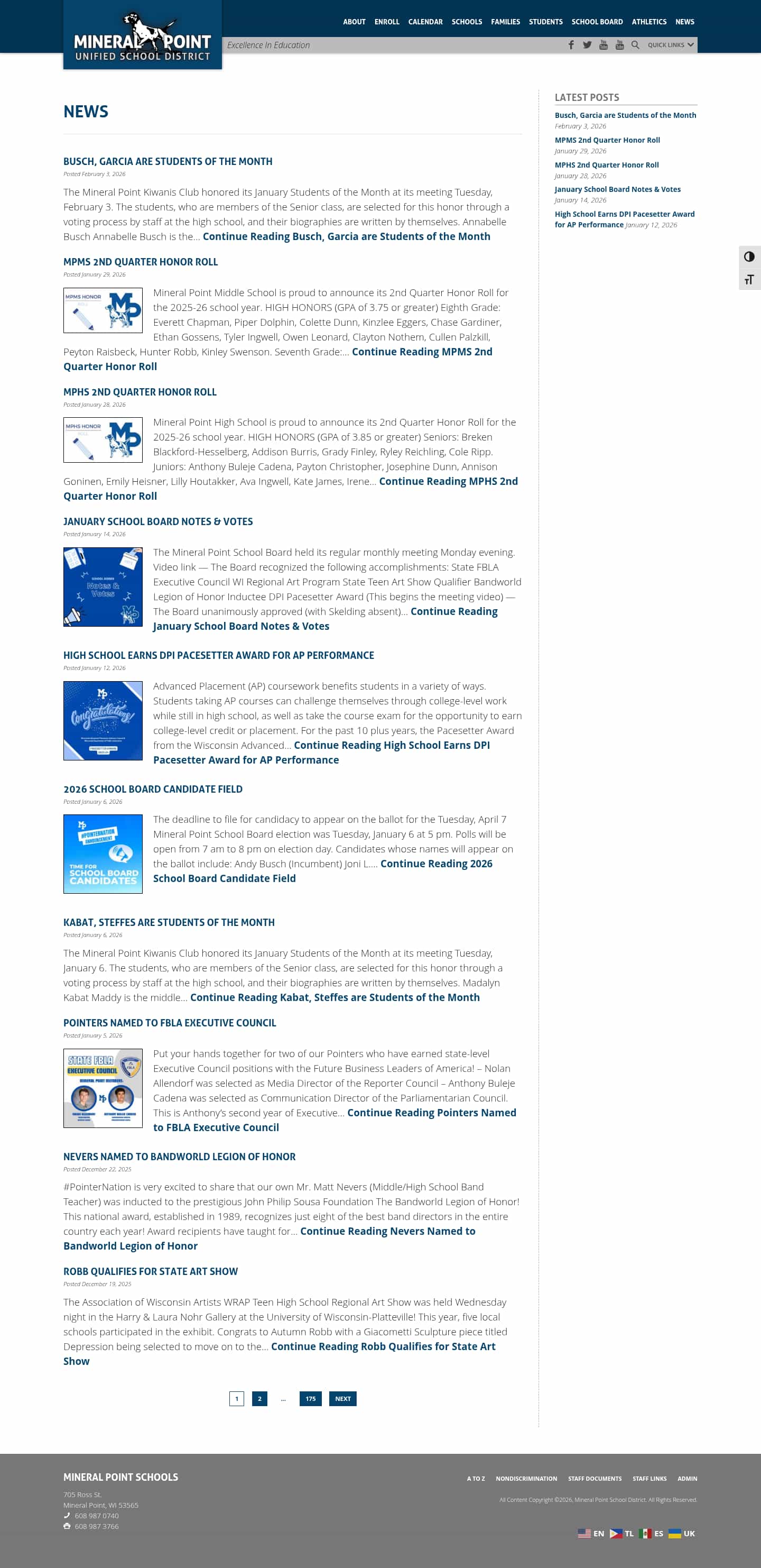 Latest website image capture