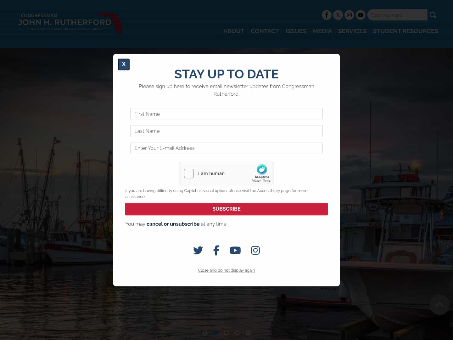 Latest website image capture