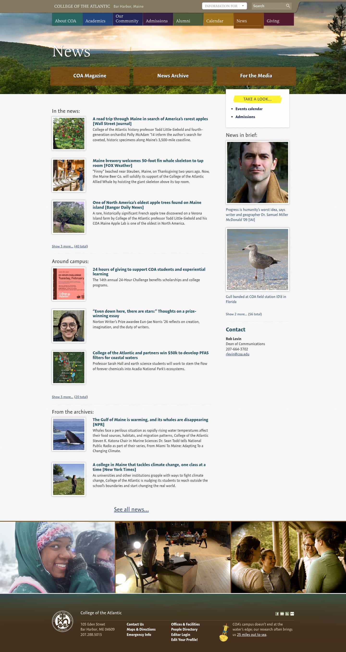 Latest website image capture