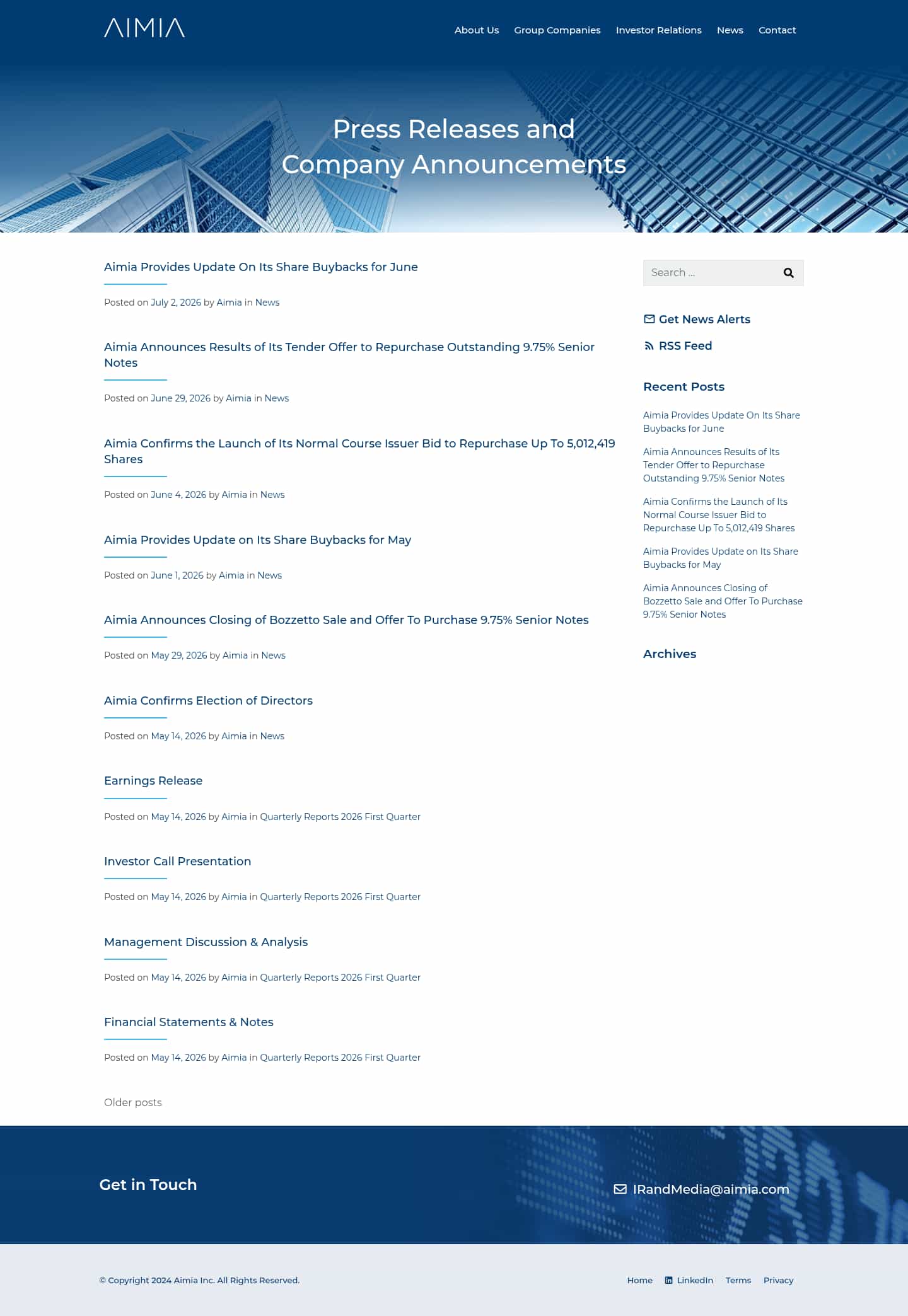 Latest website image capture