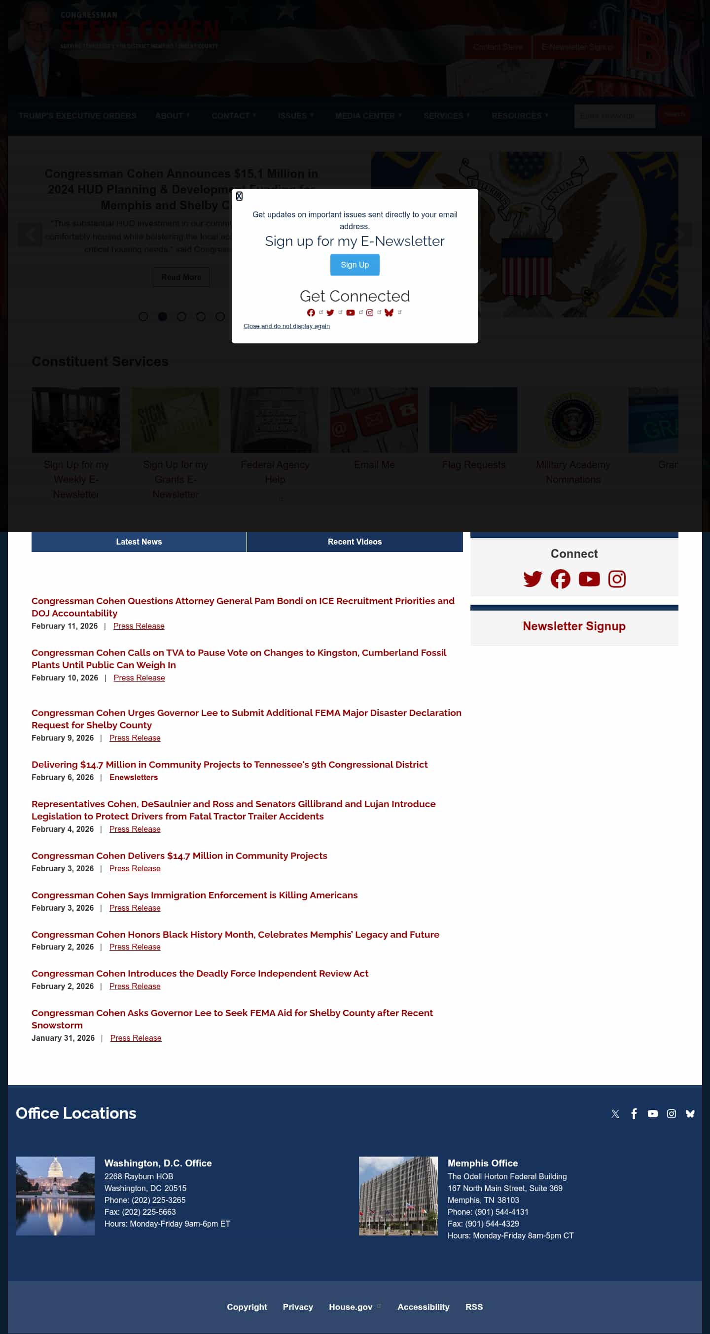 Latest website image capture