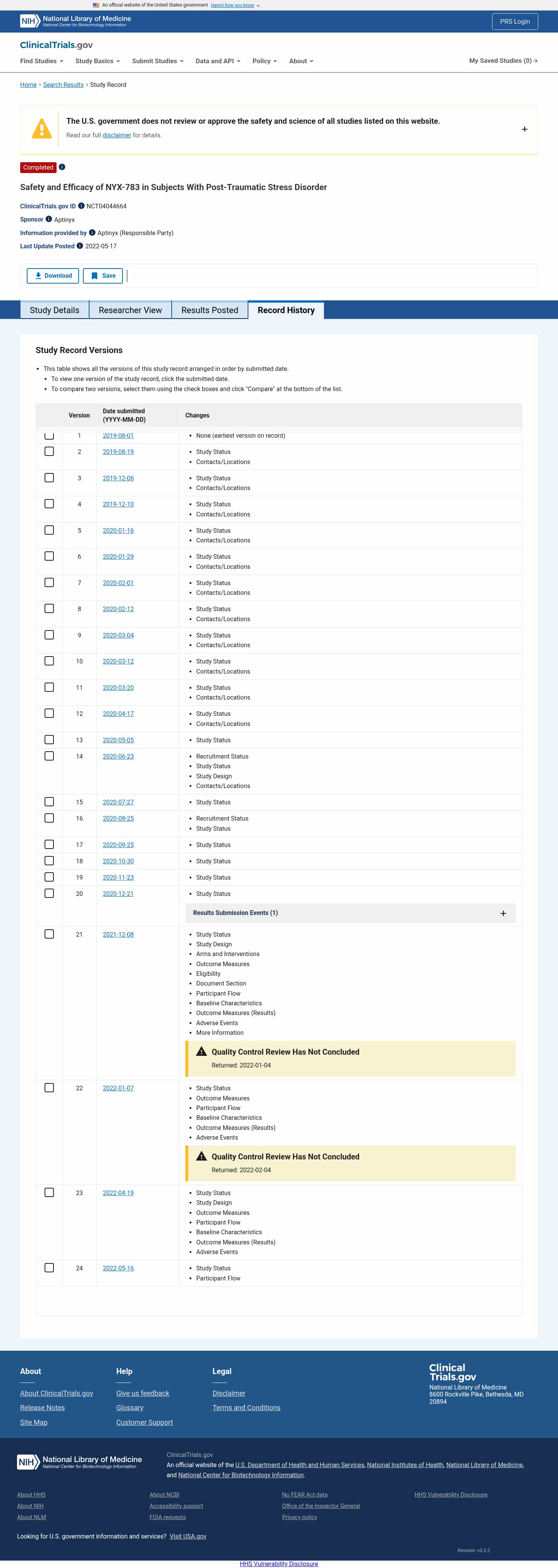 Latest website image capture